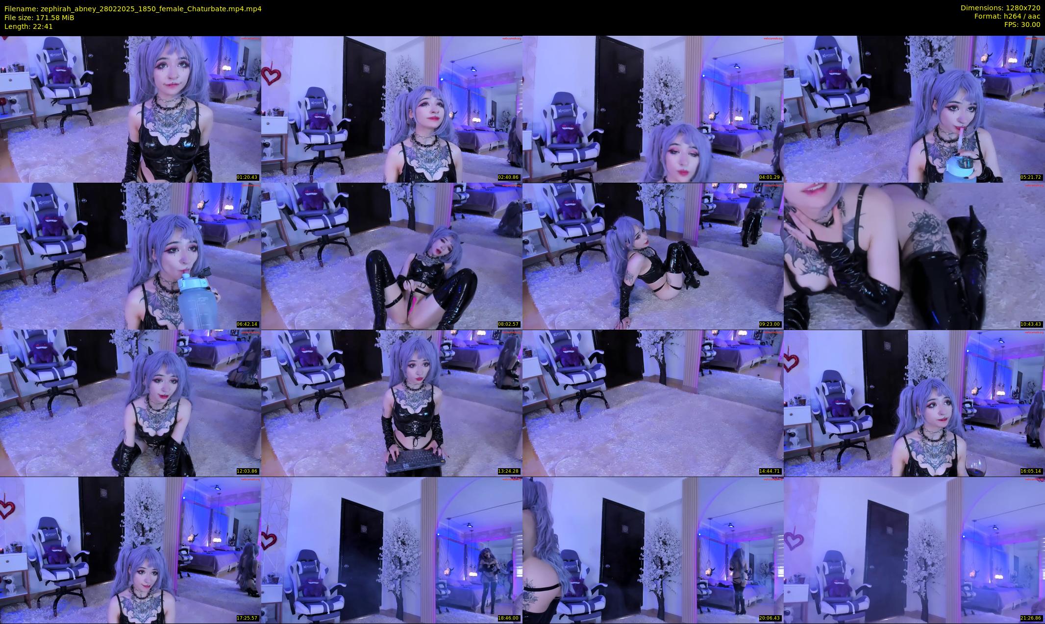 zephirah_abney — 23 minute Chaturbate female cam show recording, 720p, Feb 28, 2025