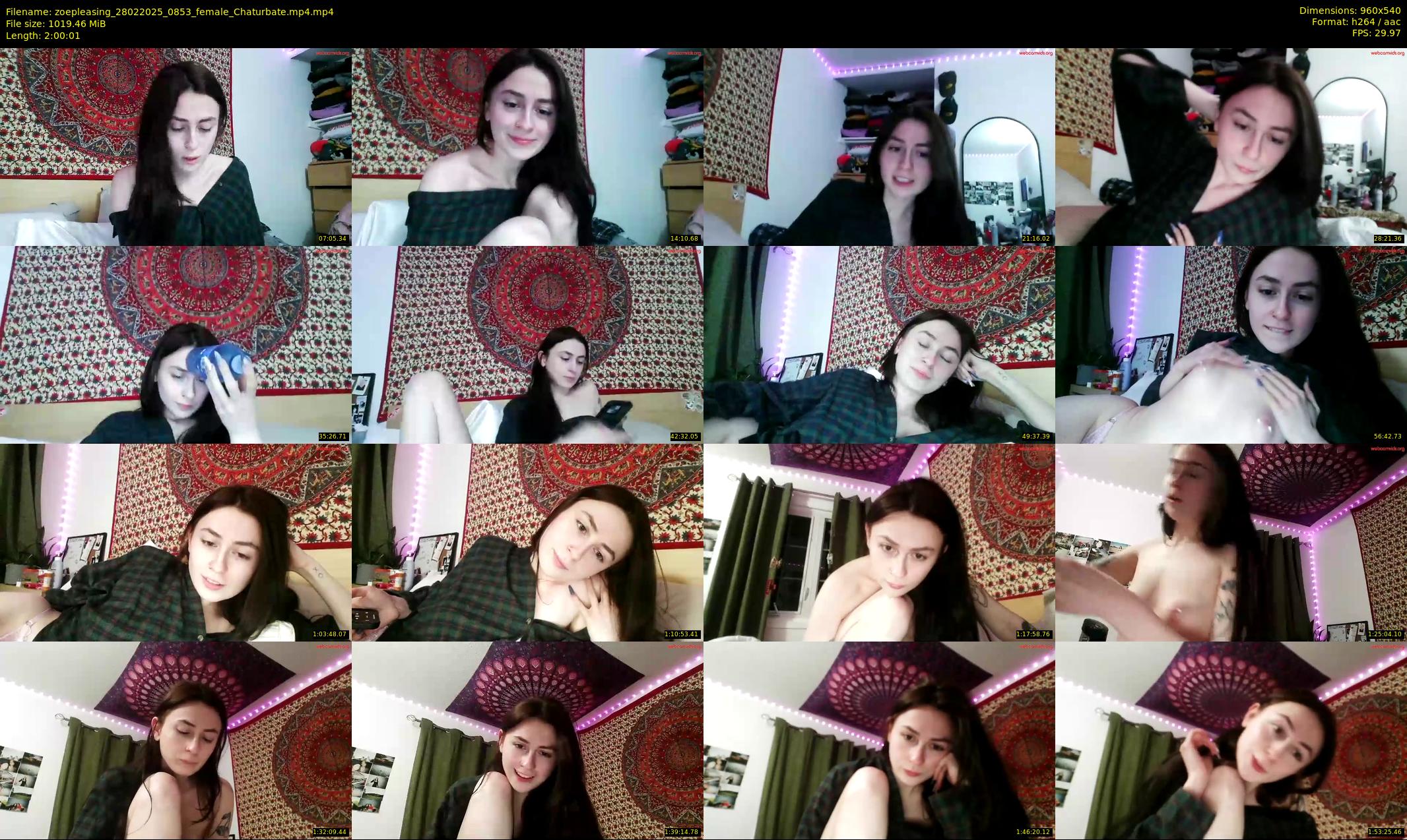 zoepleasing — 121 minute Chaturbate female cam show recording, 480p, Feb 28, 2025