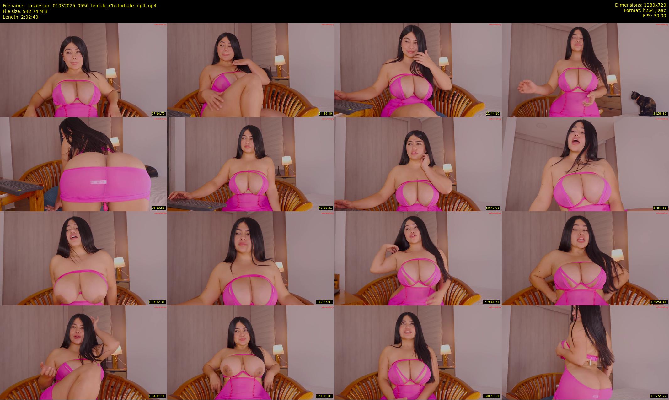 _lasuescun — 123 minute Chaturbate female cam show recording, 720p, Mar 1, 2025