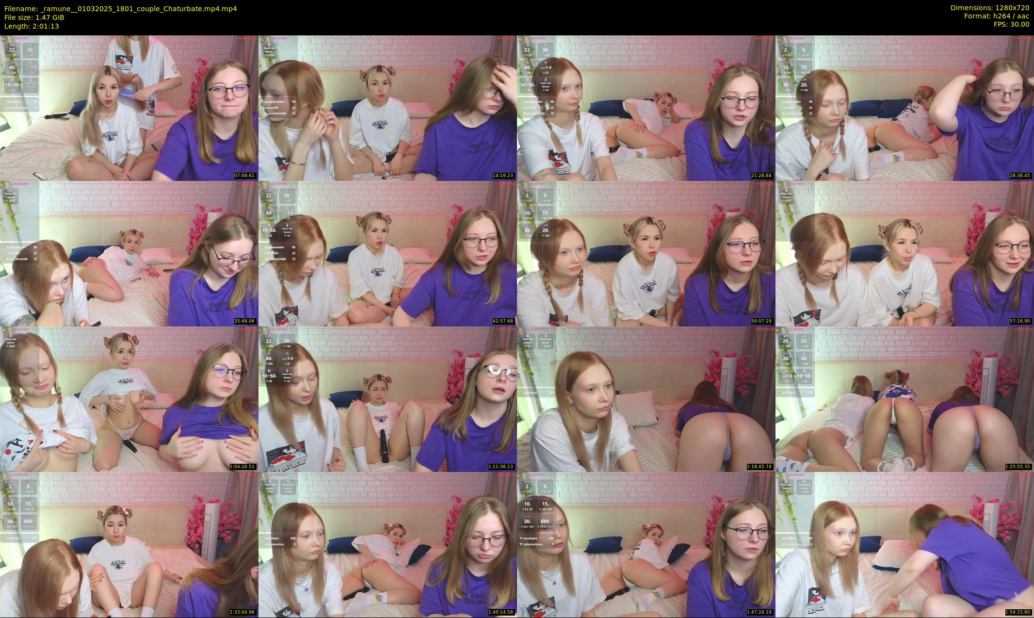 _ramune_ — 122 minute Chaturbate couple cam show recording, 720p, Mar 1, 2025