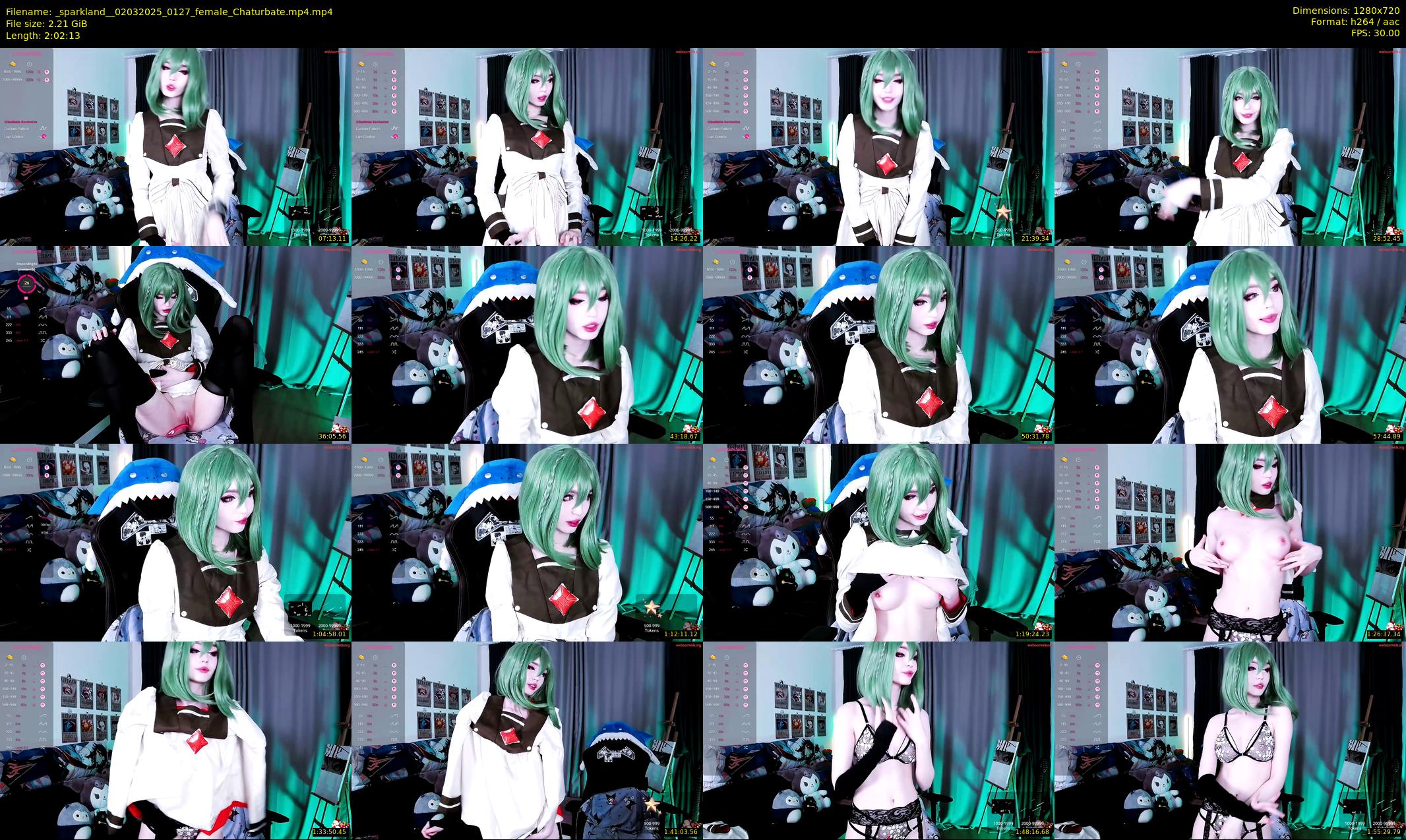 _sparkland_ — 123 minute Chaturbate female cam show recording, 720p, Mar 2, 2025