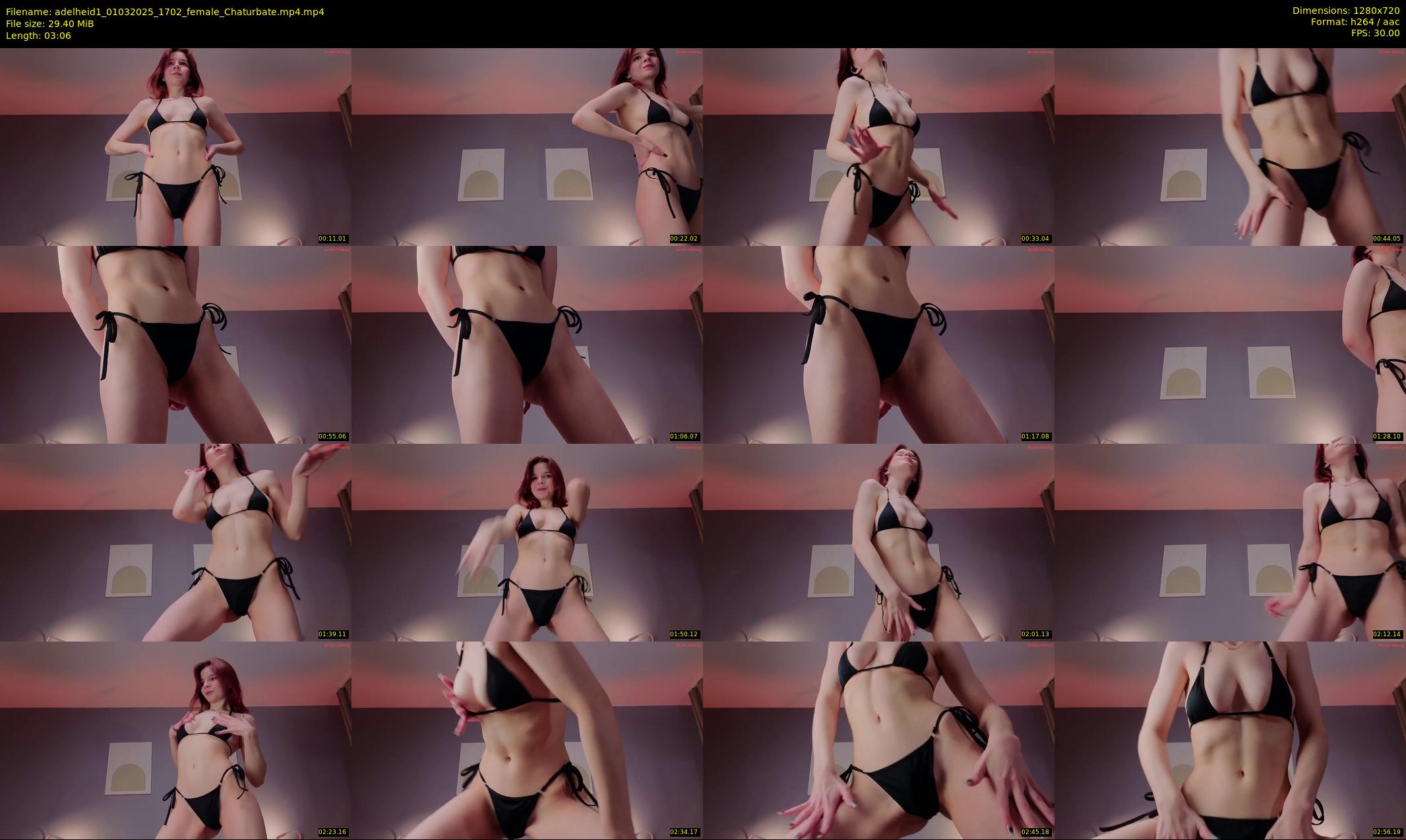 adelheid1 — 4 minute Chaturbate female cam show recording, 720p, Mar 1, 2025