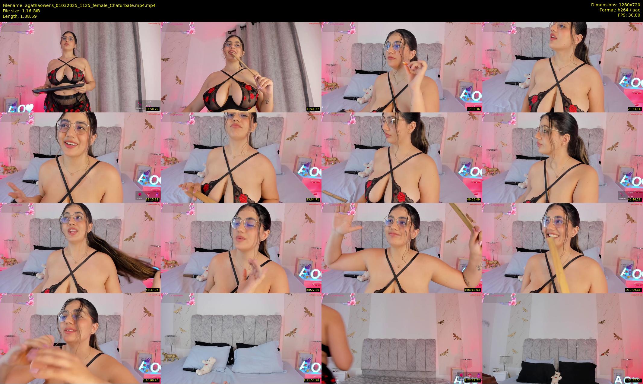 agathaowens — 99 minute Chaturbate female cam show recording, 720p, Mar 1, 2025