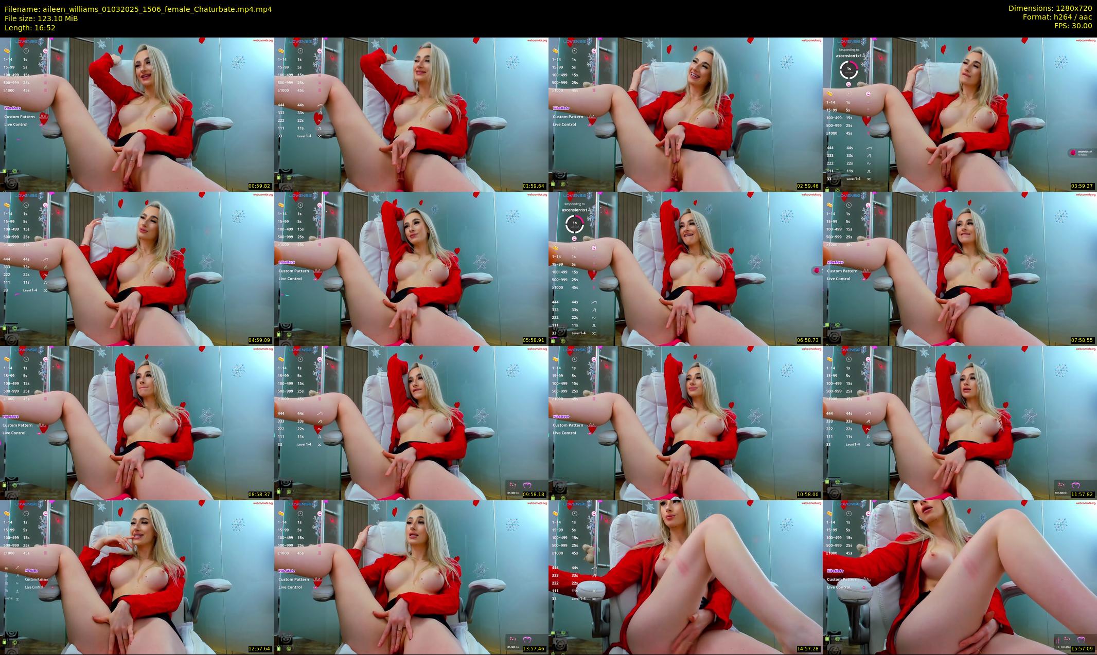 aileen_williams — 17 minute Chaturbate female cam show recording, 720p, Mar 1, 2025