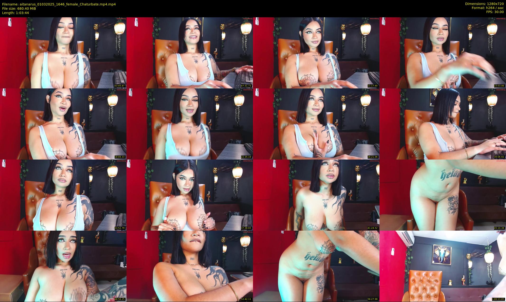aitanarus — 64 minute Chaturbate female cam show recording, 720p, Mar 1, 2025