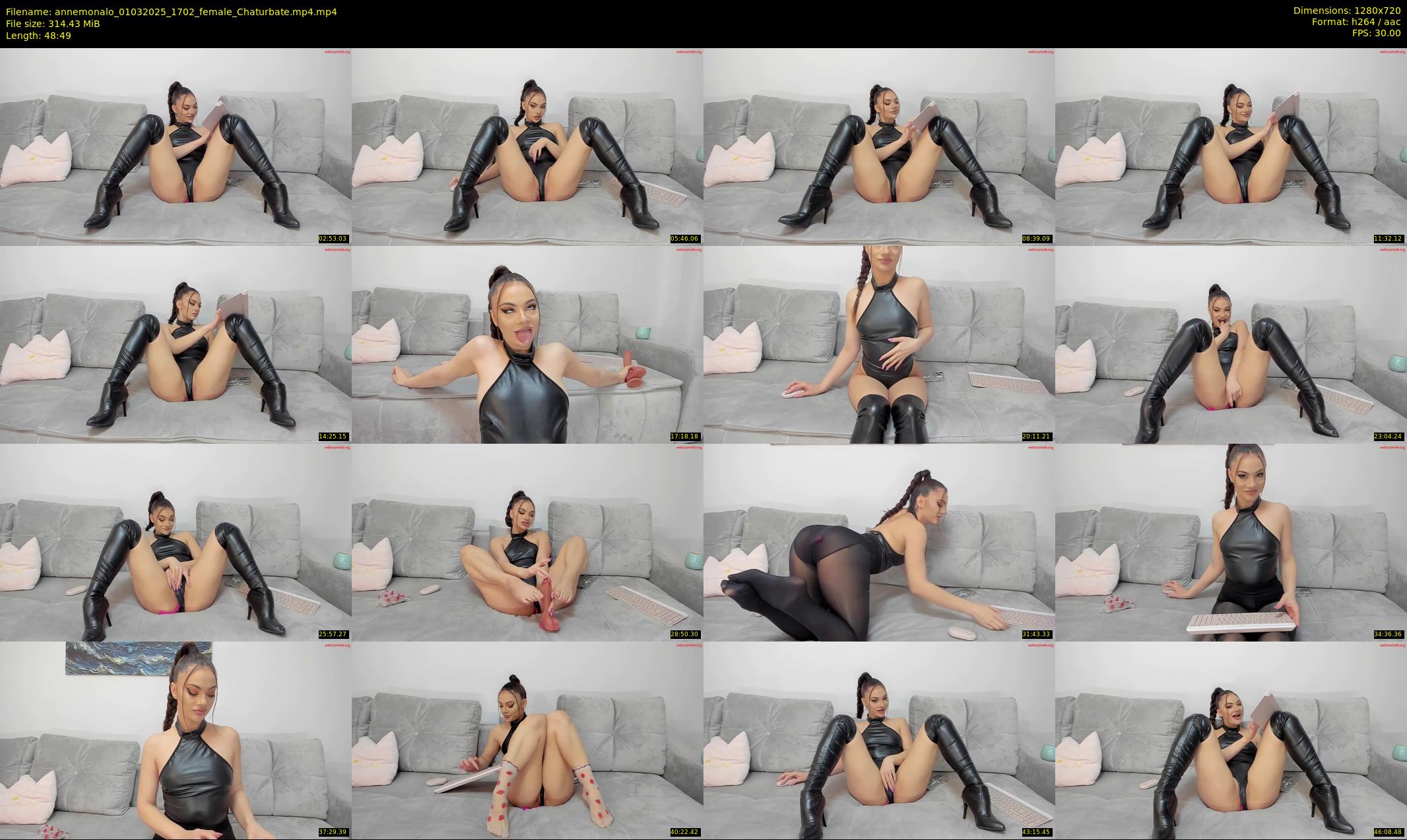 annemonalo — 49 minute Chaturbate female cam show recording, 720p, Mar 1, 2025