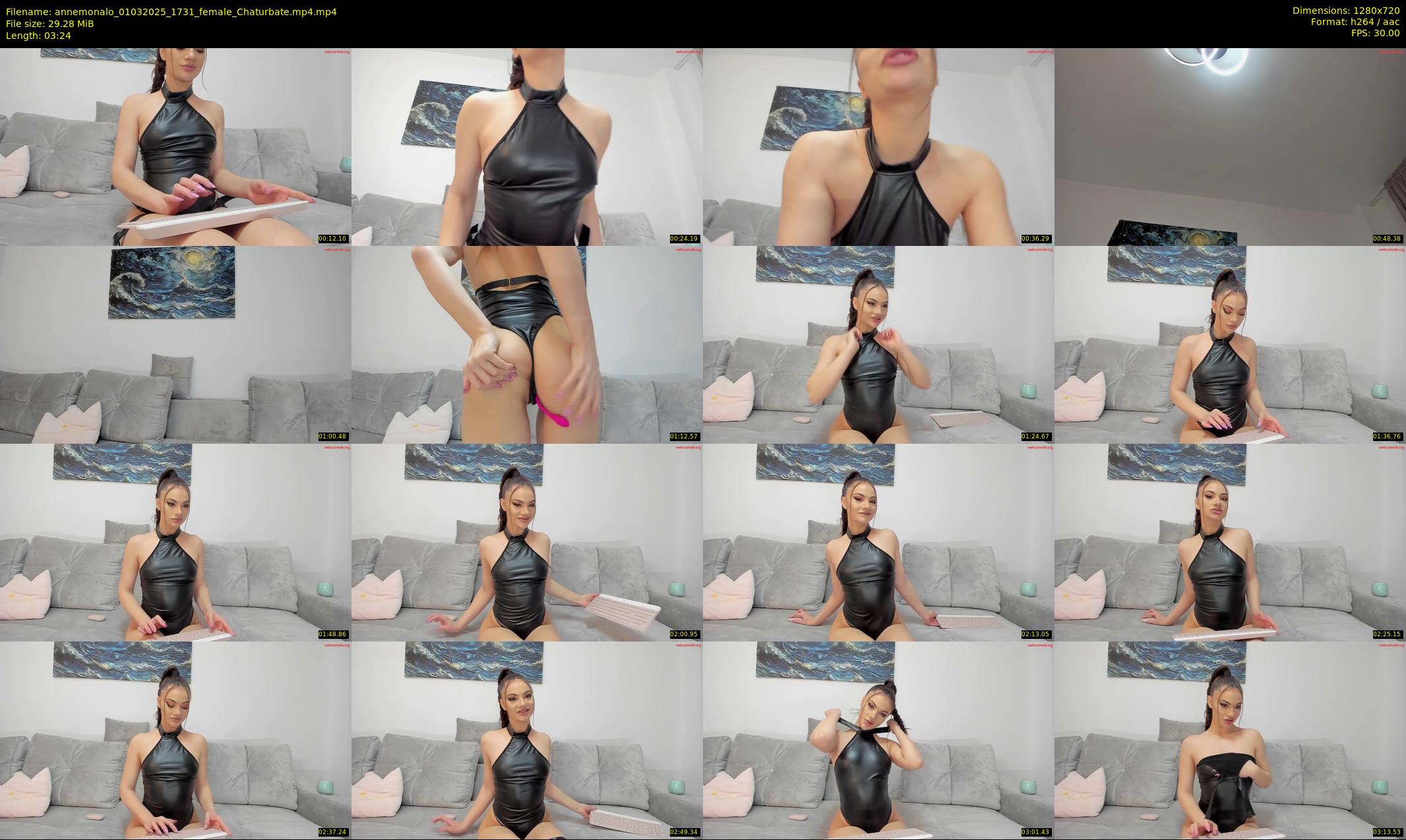 annemonalo — 4 minute Chaturbate female cam show recording, 720p, Mar 1, 2025