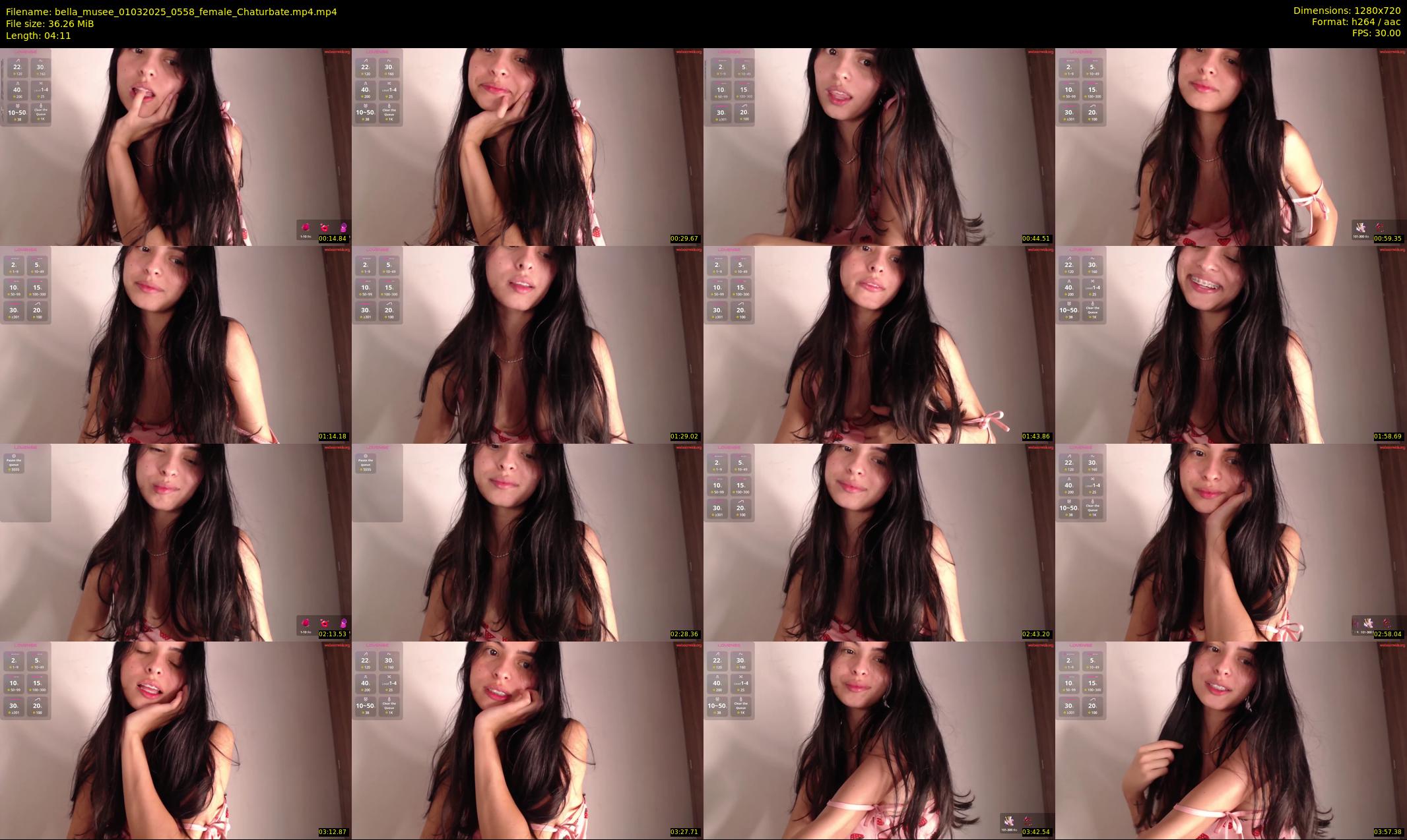 bella_musee — 5 minute Chaturbate female cam show recording, 720p, Mar 1, 2025