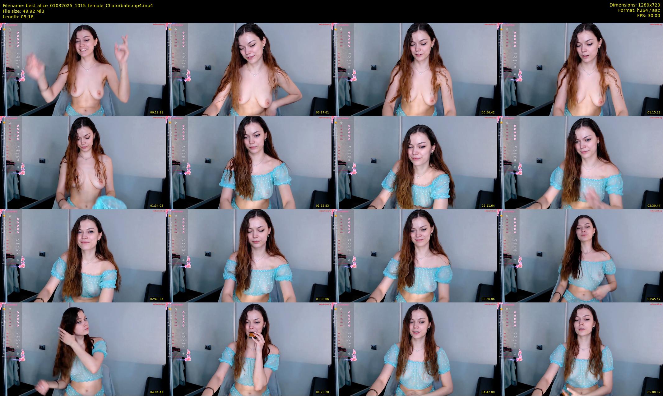 best_alice — 6 minute Chaturbate female cam show recording, 720p, Mar 1, 2025