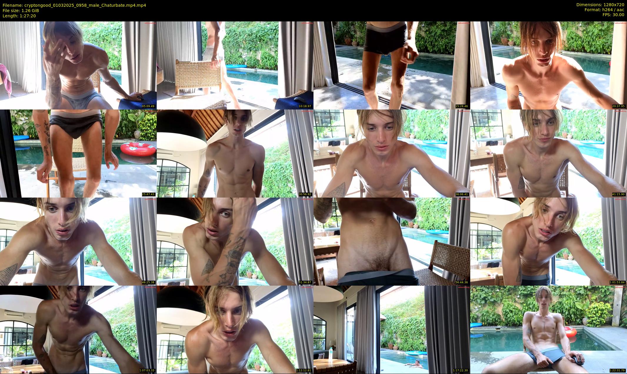 cryptongood — 88 minute Chaturbate male cam show recording, 720p, Mar 1, 2025