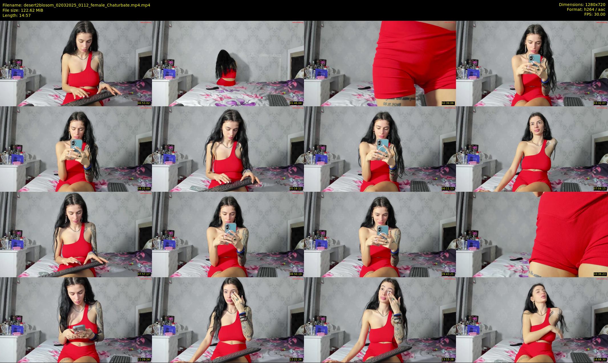 desert2blosom — 15 minute Chaturbate female cam show recording, 720p, Mar 2, 2025