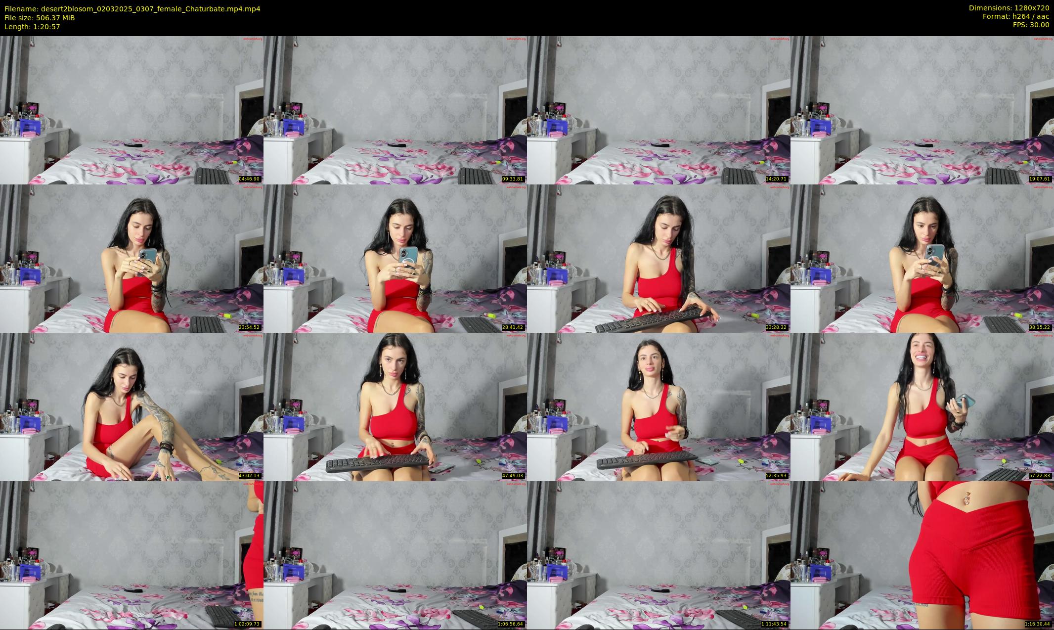 desert2blosom — 81 minute Chaturbate female cam show recording, 720p, Mar 2, 2025