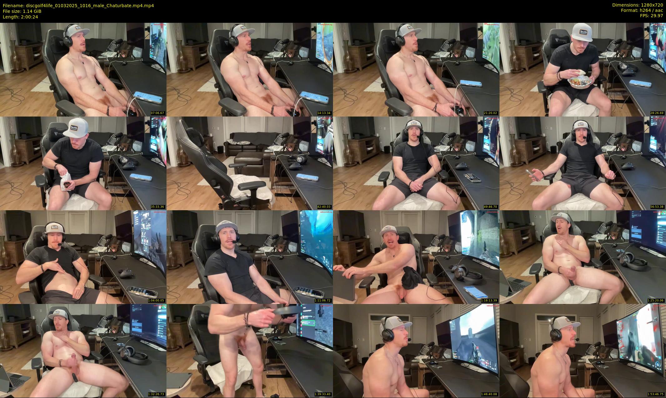 discgolf4life — 121 minute Chaturbate male cam show recording, 720p, Mar 1, 2025