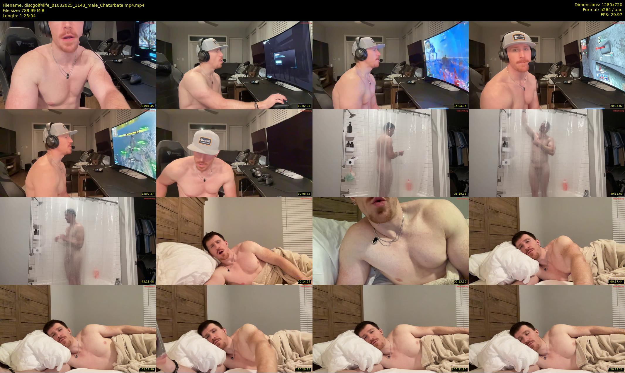 discgolf4life — 86 minute Chaturbate male cam show recording, 720p, Mar 1, 2025