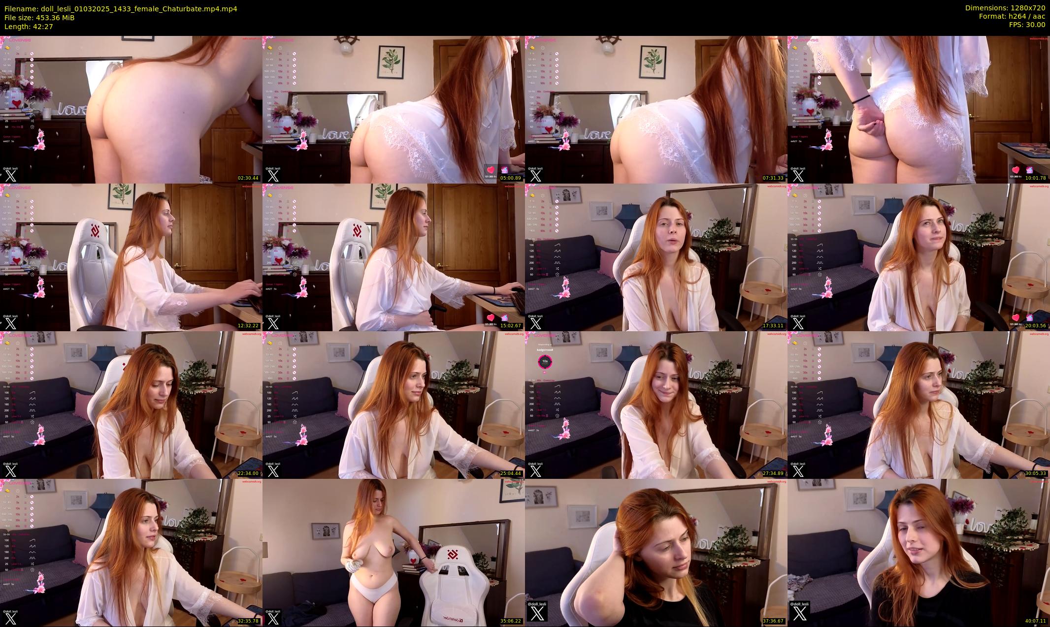 doll_lesli — 43 minute Chaturbate female cam show recording, 720p, Mar 1, 2025