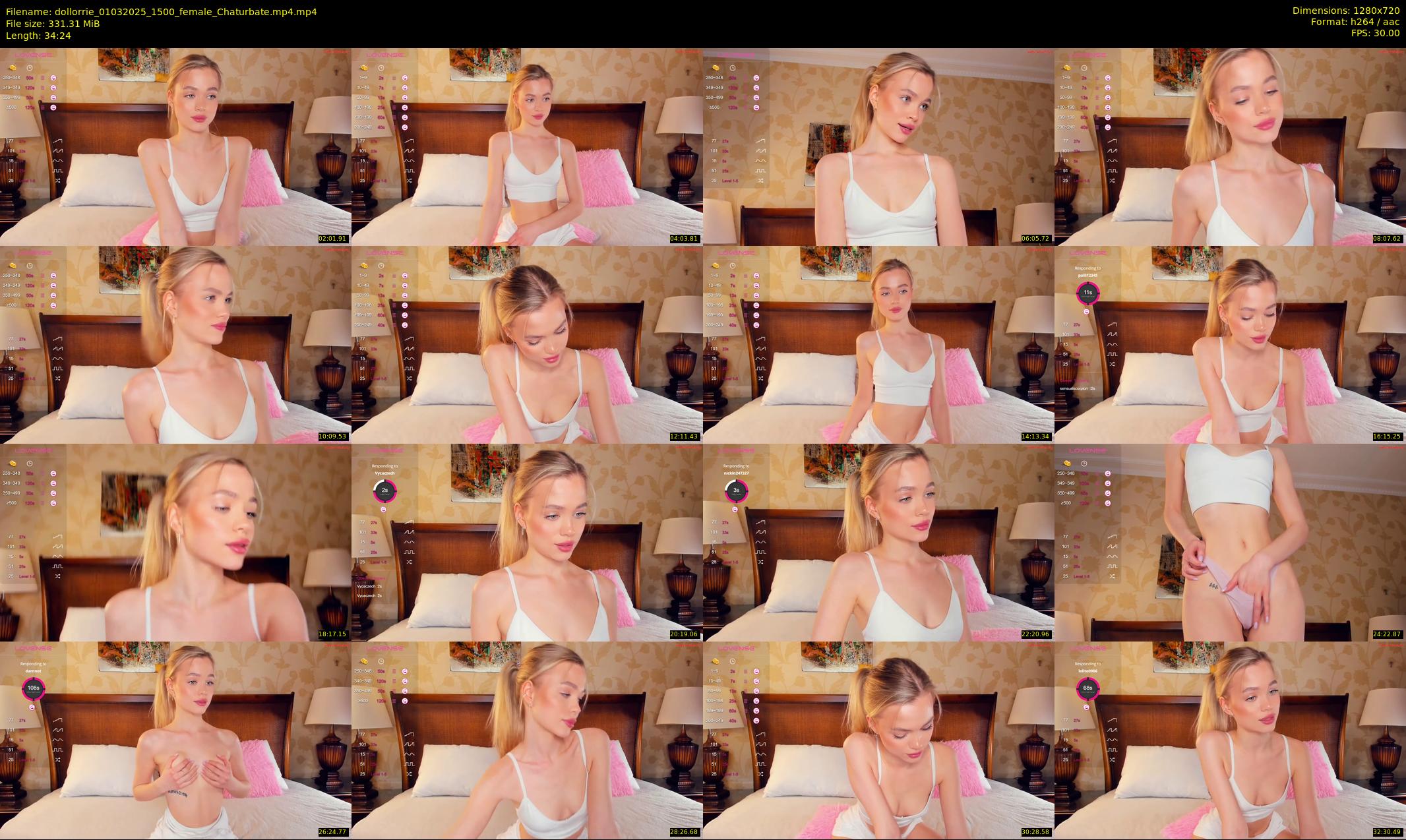 dollorrie — 35 minute Chaturbate couple cam show recording, 720p, Mar 1, 2025