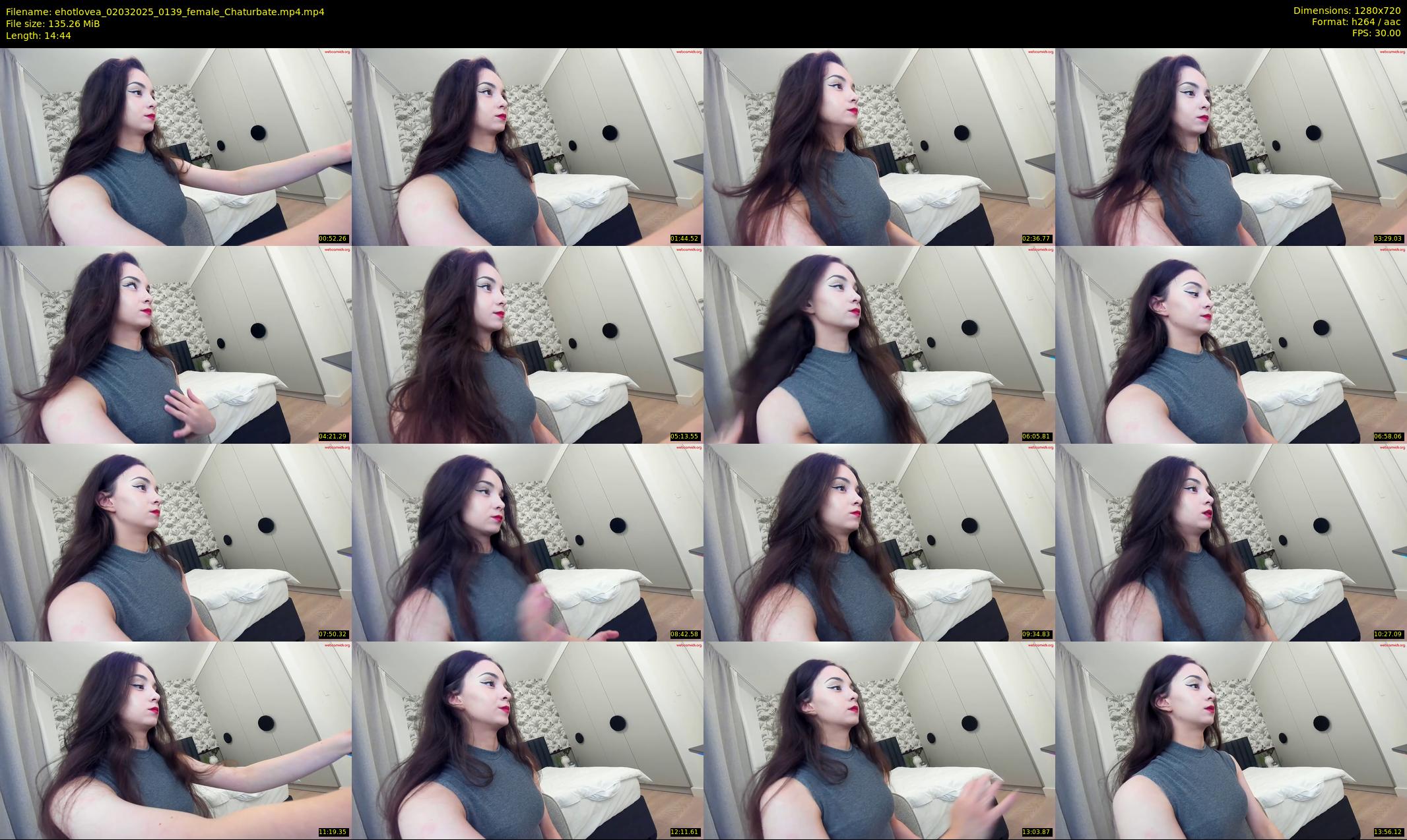 ehotlovea — 15 minute Chaturbate female cam show recording, 720p, Mar 2, 2025