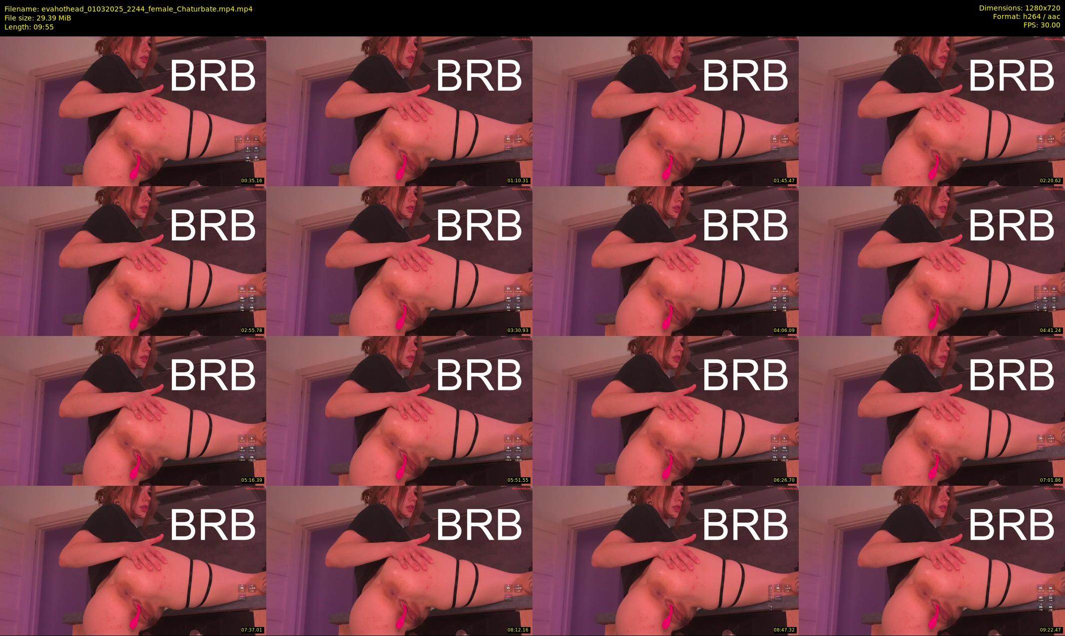 evahothead — 10 minute Chaturbate female cam show recording, 720p, Mar 1, 2025