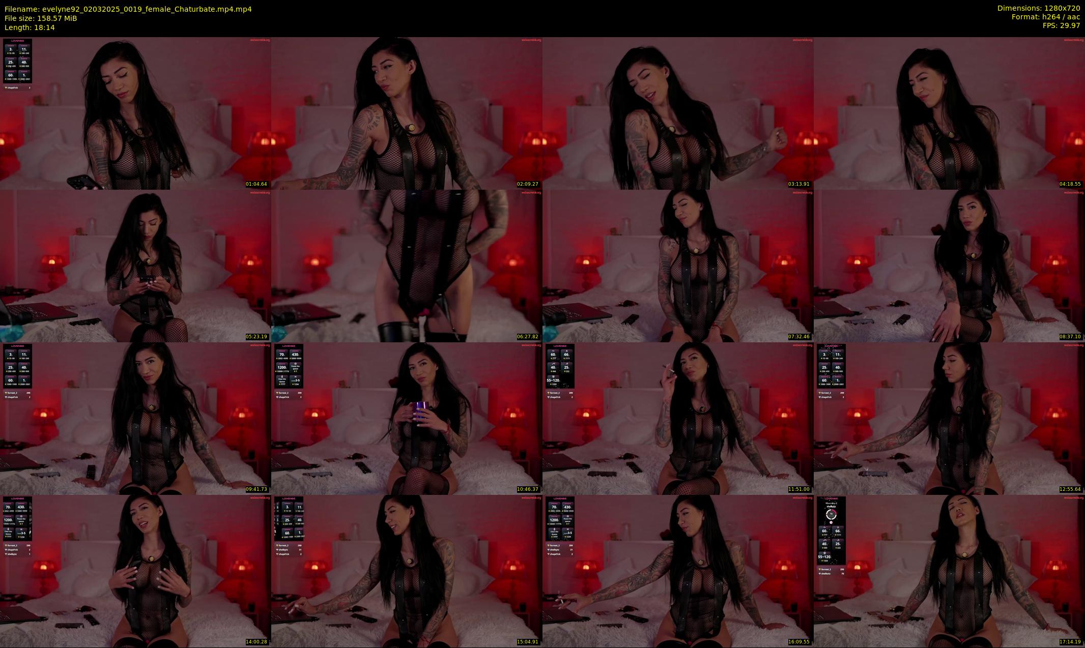 evelyne92 — 19 minute Chaturbate female cam show recording, 720p, Mar 2, 2025