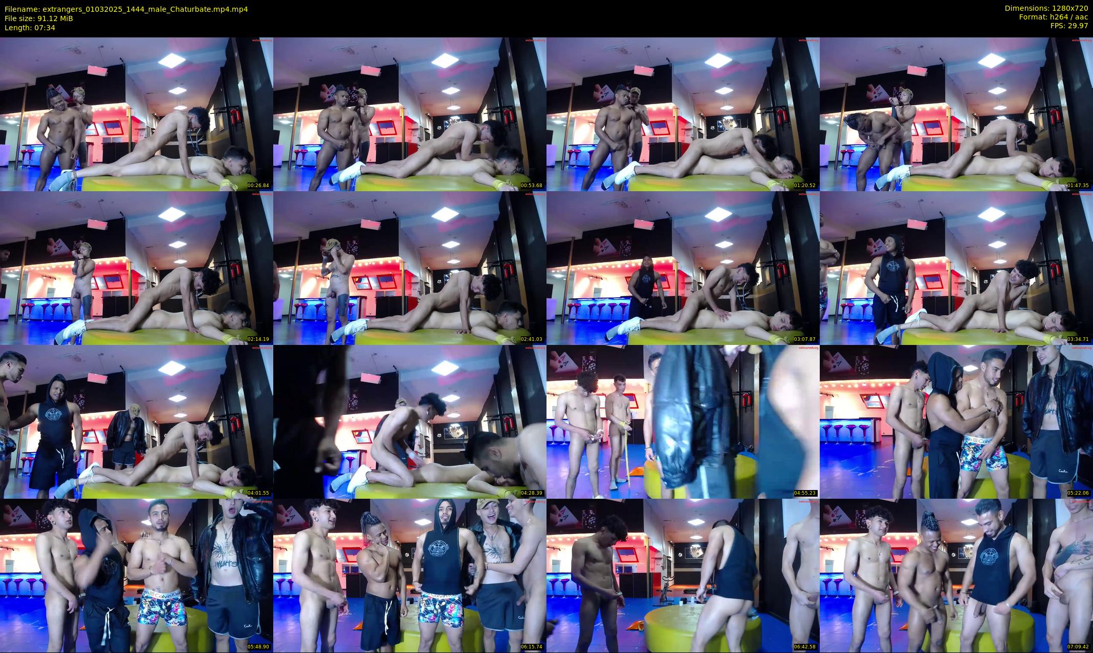 extrangers — 8 minute Chaturbate male cam show recording, 720p, Mar 1, 2025