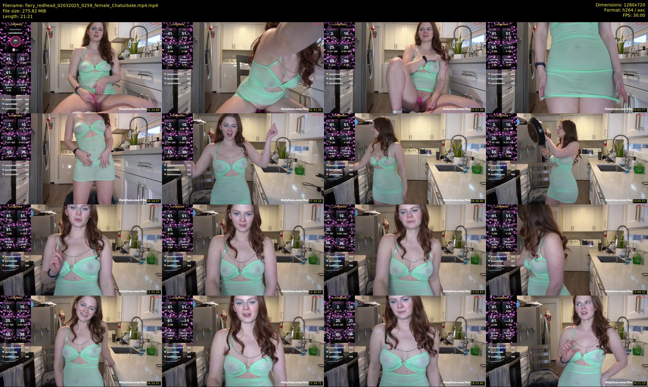 fiery_redhead — 22 minute Chaturbate female cam show recording, 720p, Mar 2, 2025