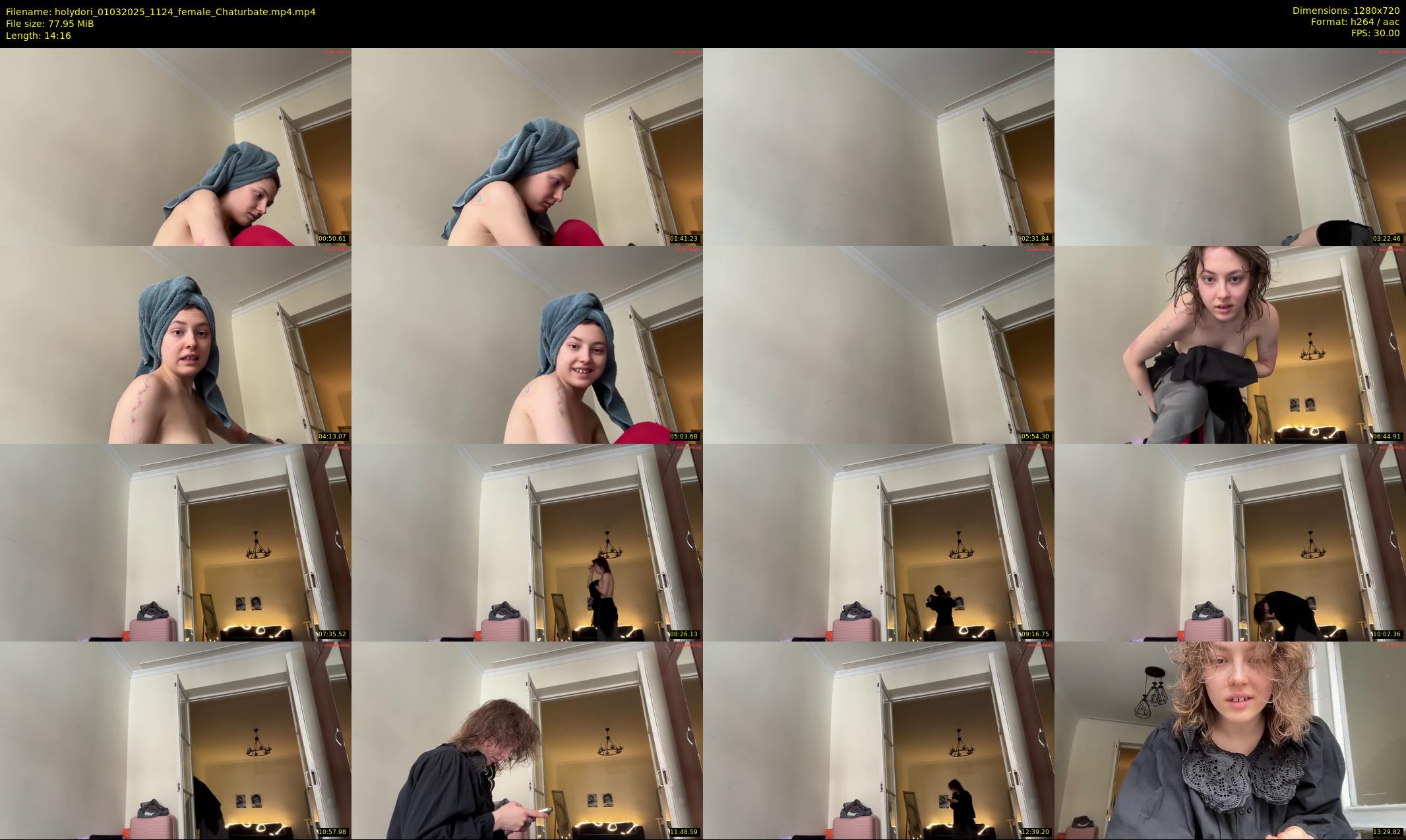 holydori — 15 minute Chaturbate female cam show recording, 720p, Mar 1, 2025