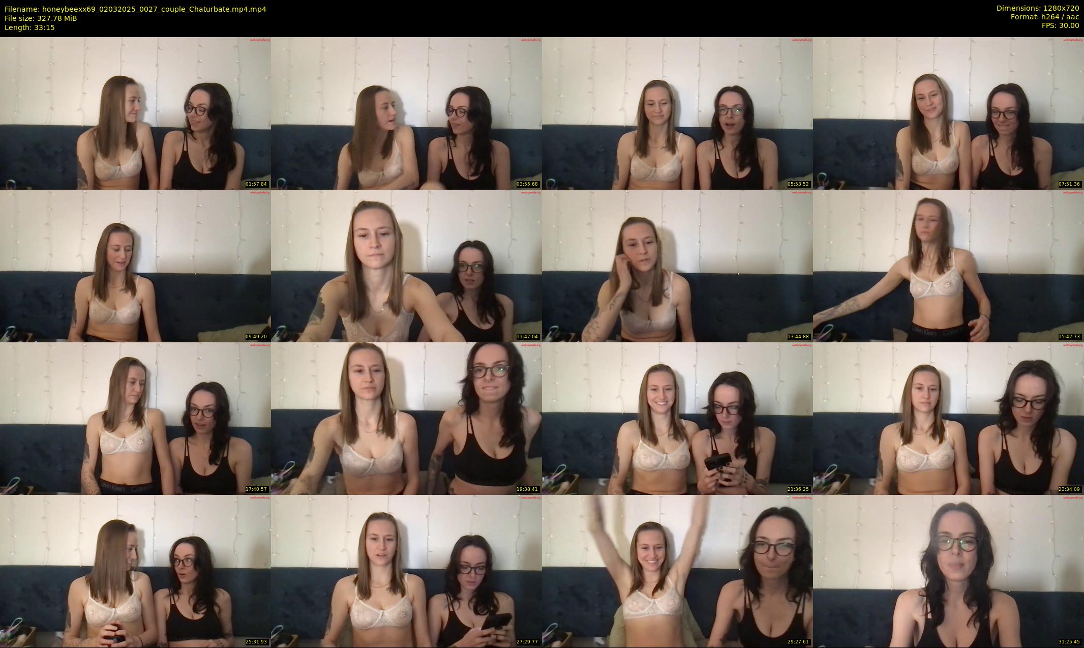 honeybeexx69 — 34 minute Chaturbate couple cam show recording, 720p, Mar 2, 2025