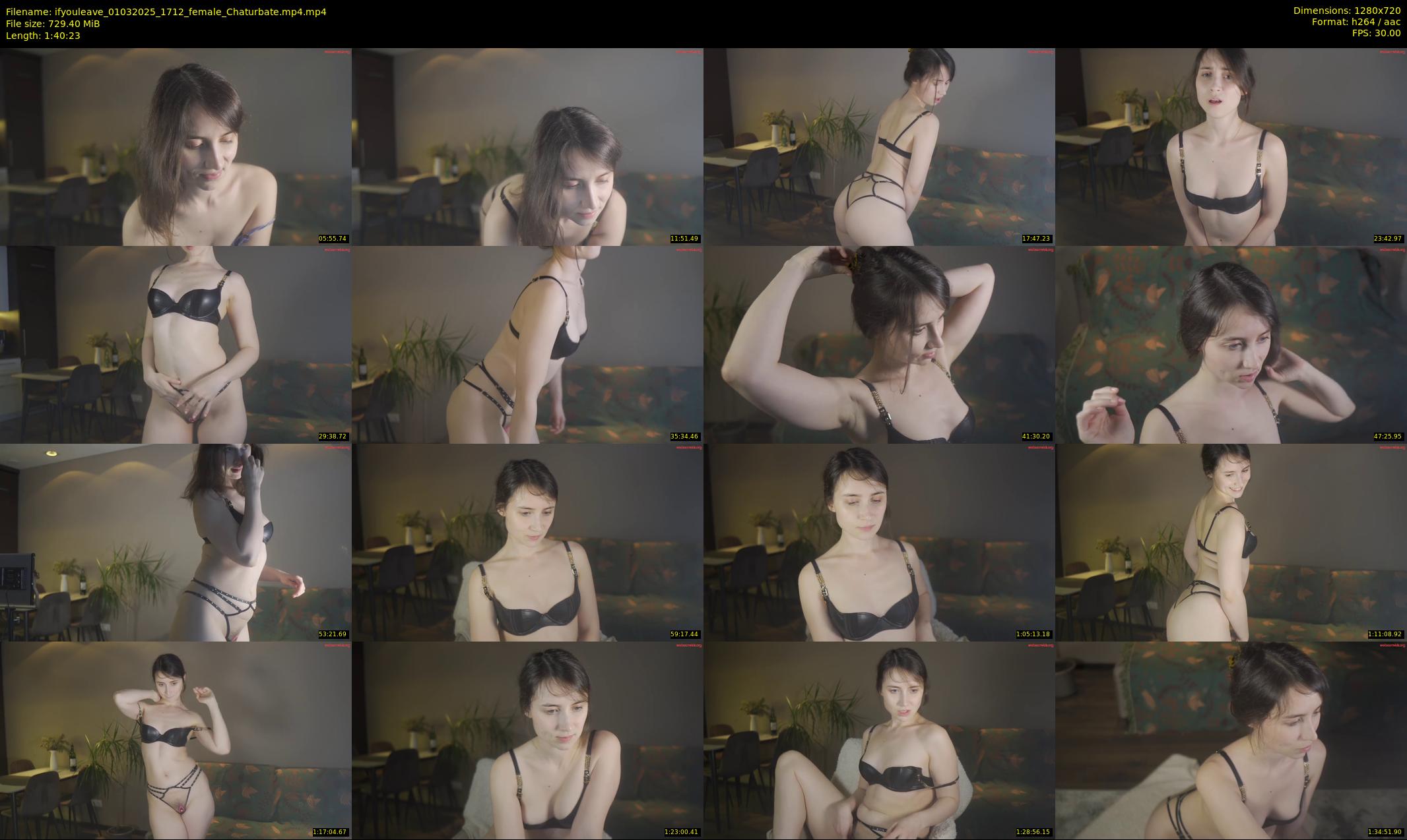 ifyouleave — 101 minute Chaturbate female cam show recording, 720p, Mar 1, 2025
