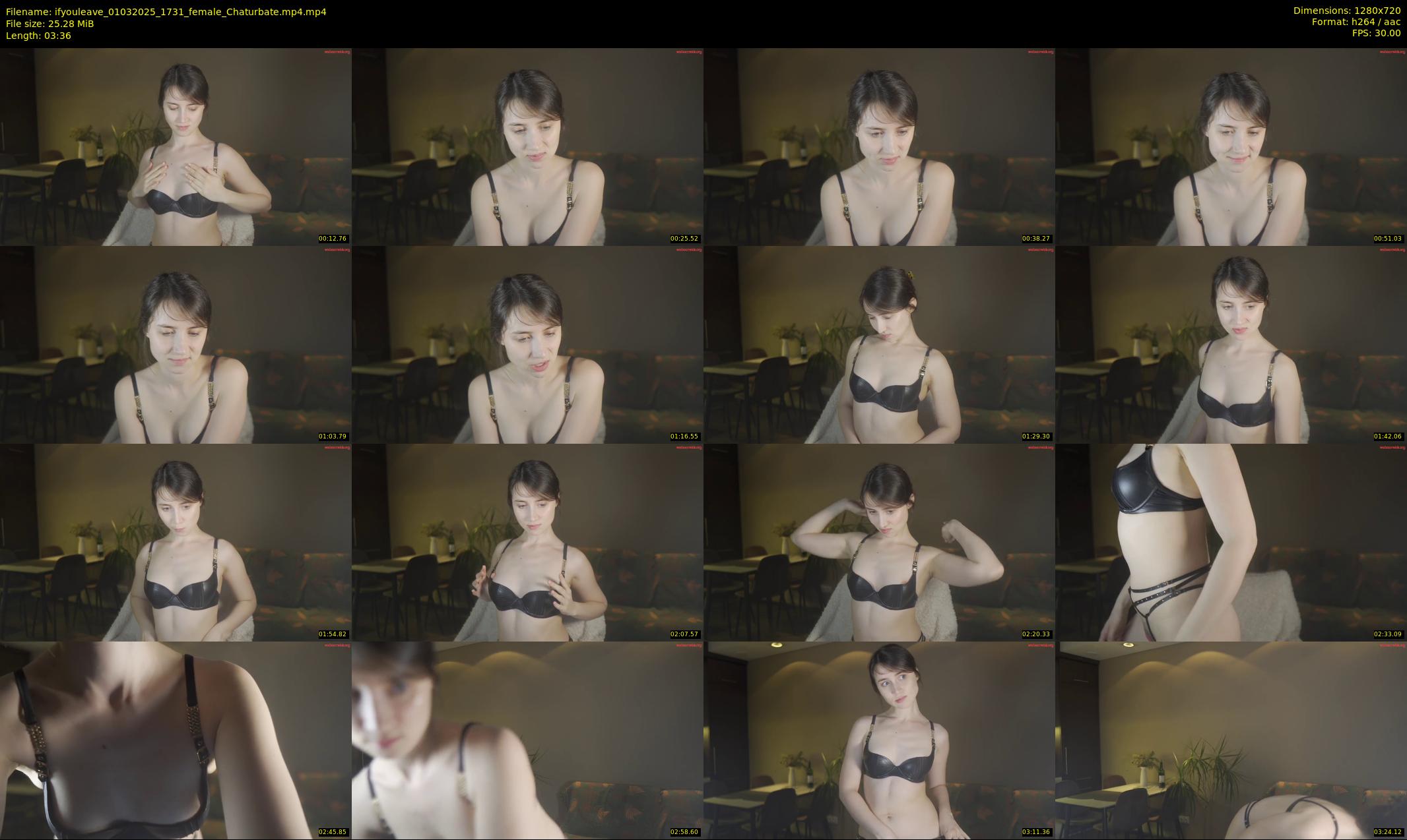 ifyouleave — 4 minute Chaturbate female cam show recording, 720p, Mar 1, 2025