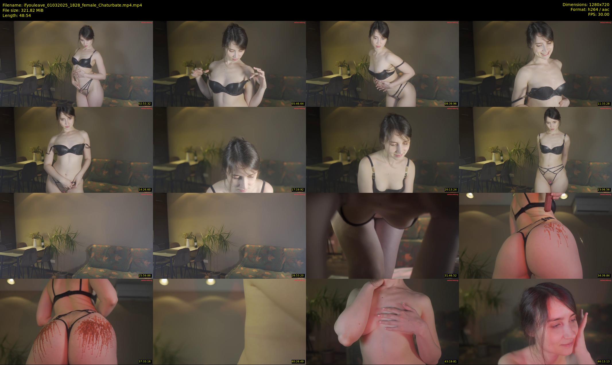 ifyouleave — 49 minute Chaturbate female cam show recording, 720p, Mar 1, 2025
