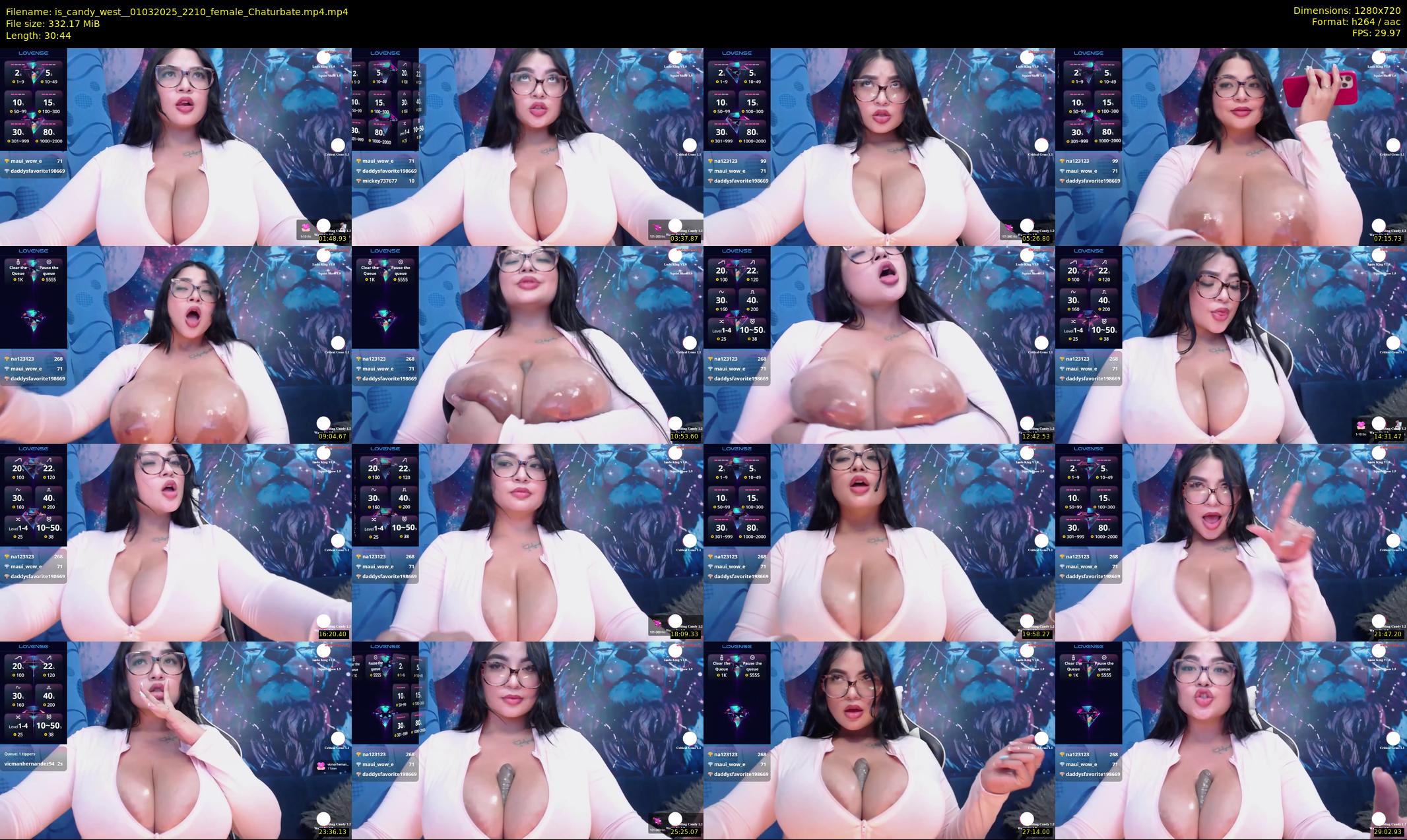 is_candy_west_ — 31 minute Chaturbate female cam show recording, 720p, Mar 1, 2025