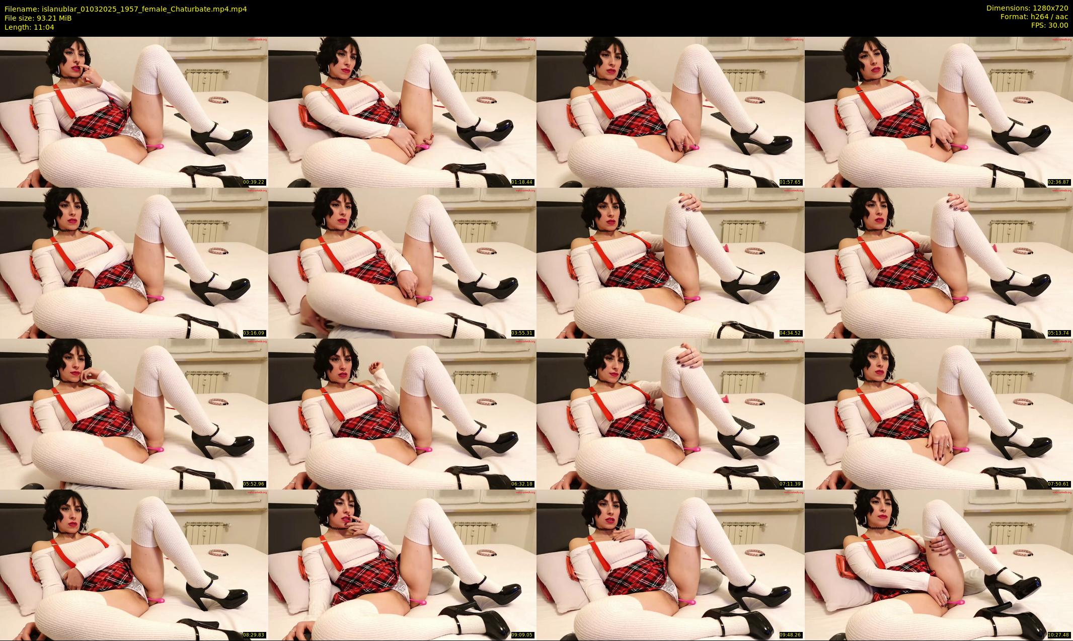islanublar — 12 minute Chaturbate female cam show recording, 720p, Mar 1, 2025