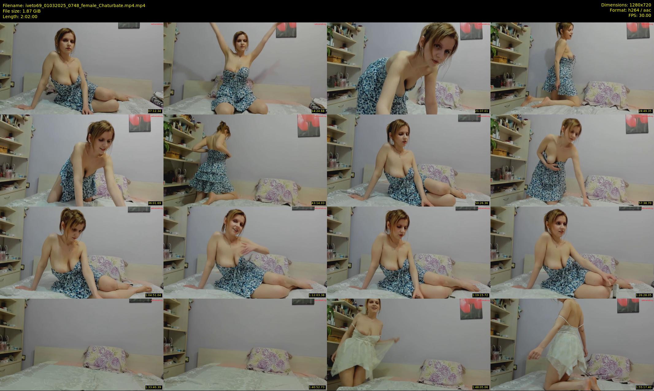 iveto69 — 122 minute Chaturbate female cam show recording, 720p, Mar 1, 2025