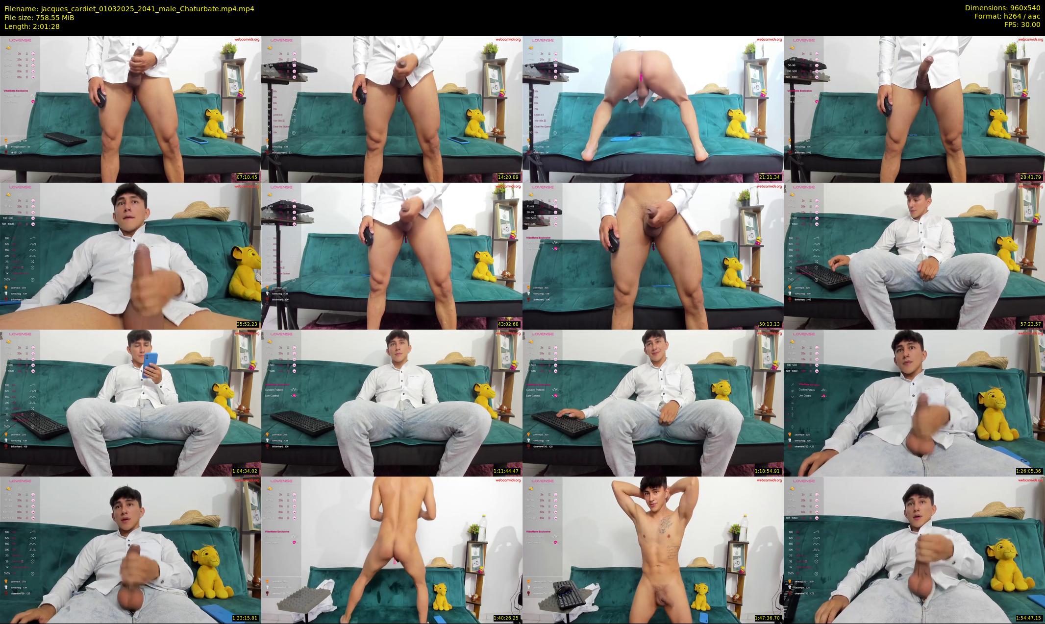 jacques_cardiet — 122 minute Chaturbate male cam show recording, 480p, Mar 1, 2025