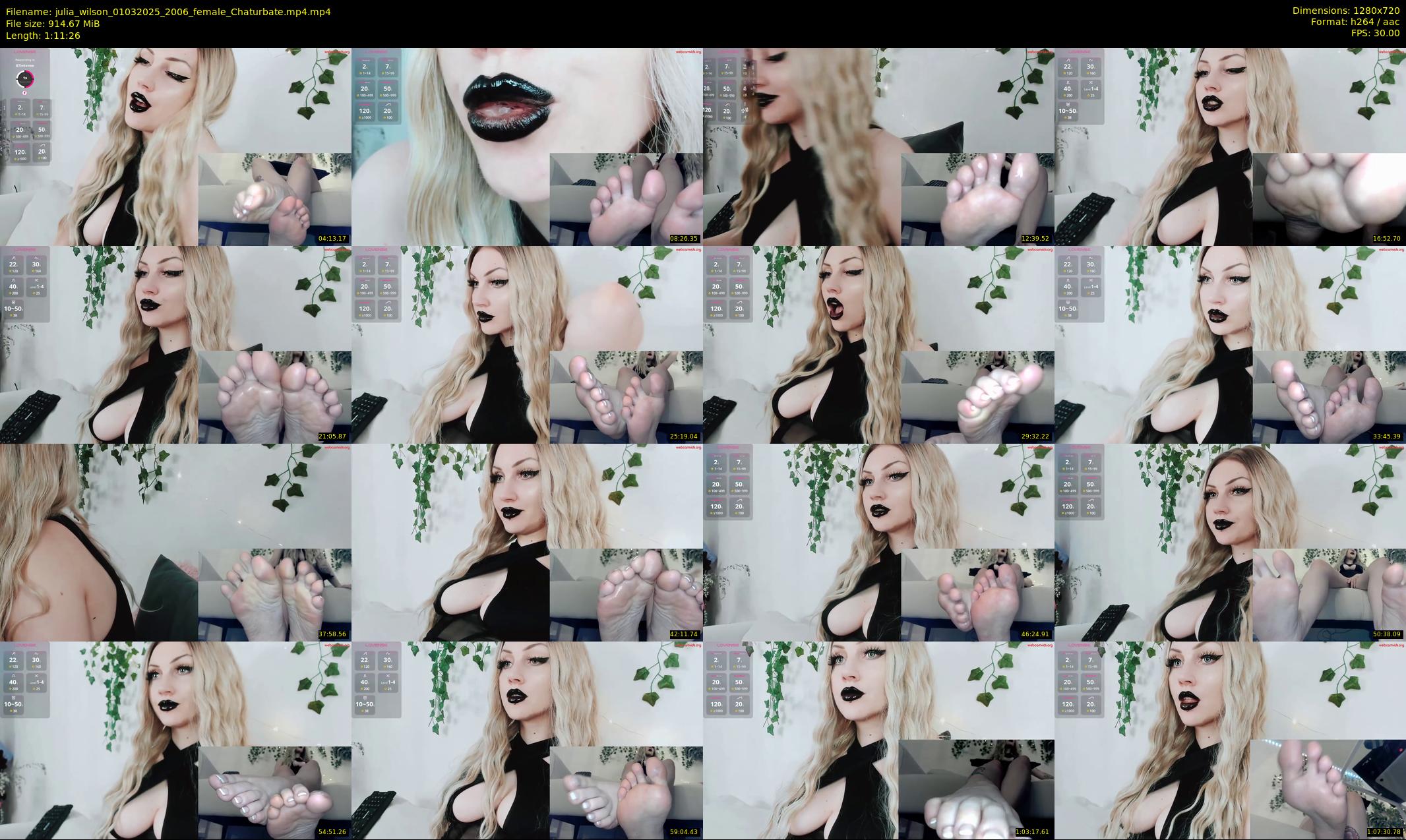 julia_wilson — 72 minute Chaturbate female cam show recording, 720p, Mar 1, 2025