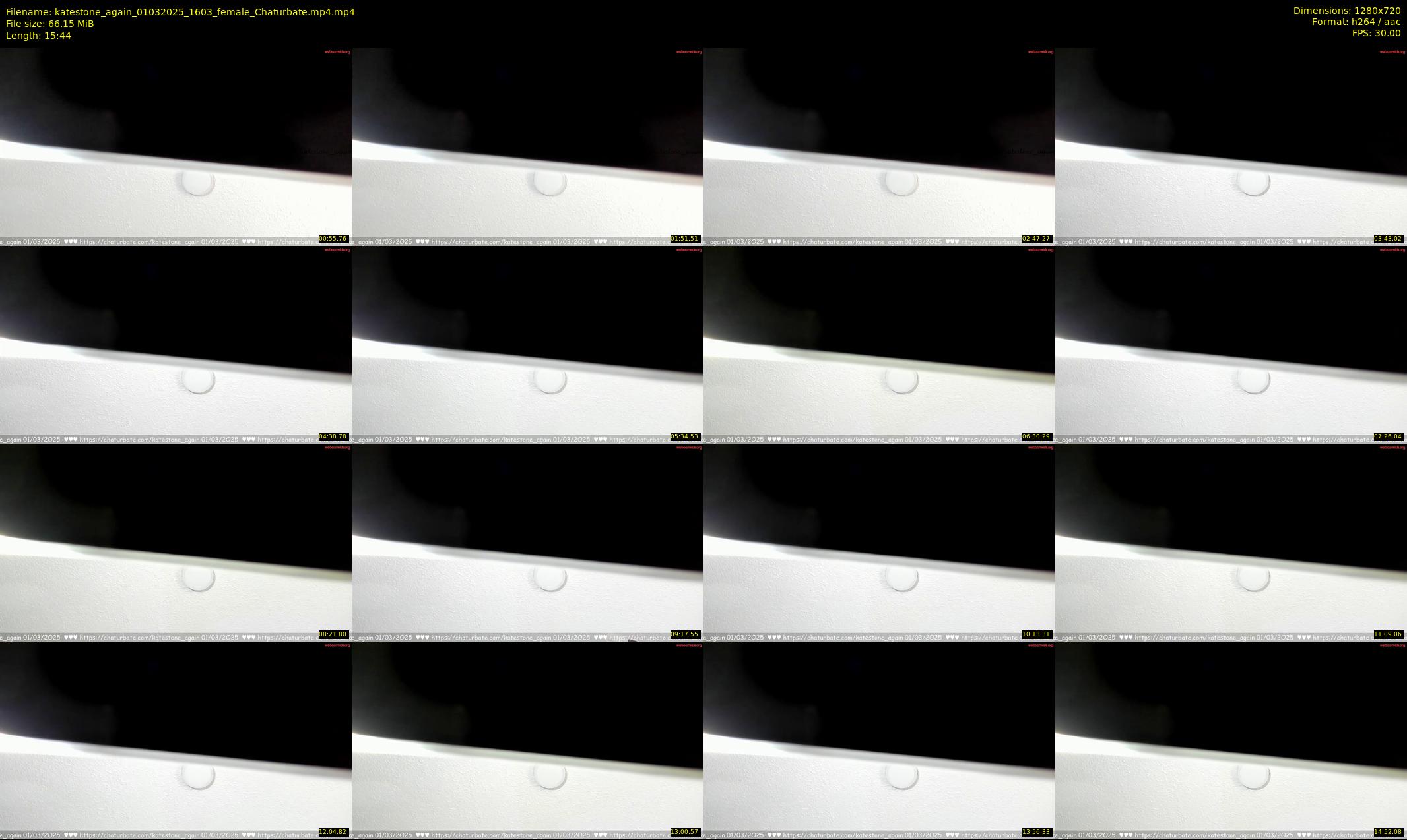 katestone_again — 16 minute Chaturbate female cam show recording, 720p, Mar 1, 2025