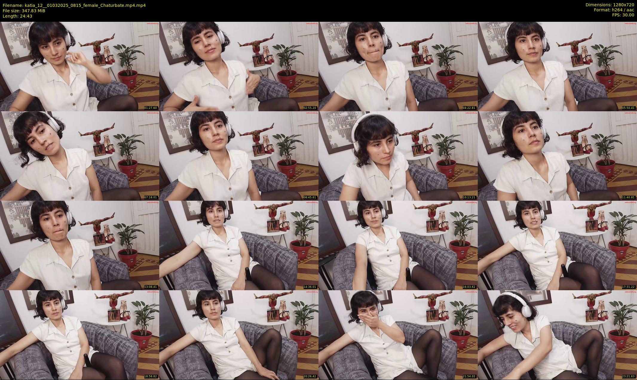 katia_12_ — 25 minute Chaturbate female cam show recording, 720p, Mar 1, 2025