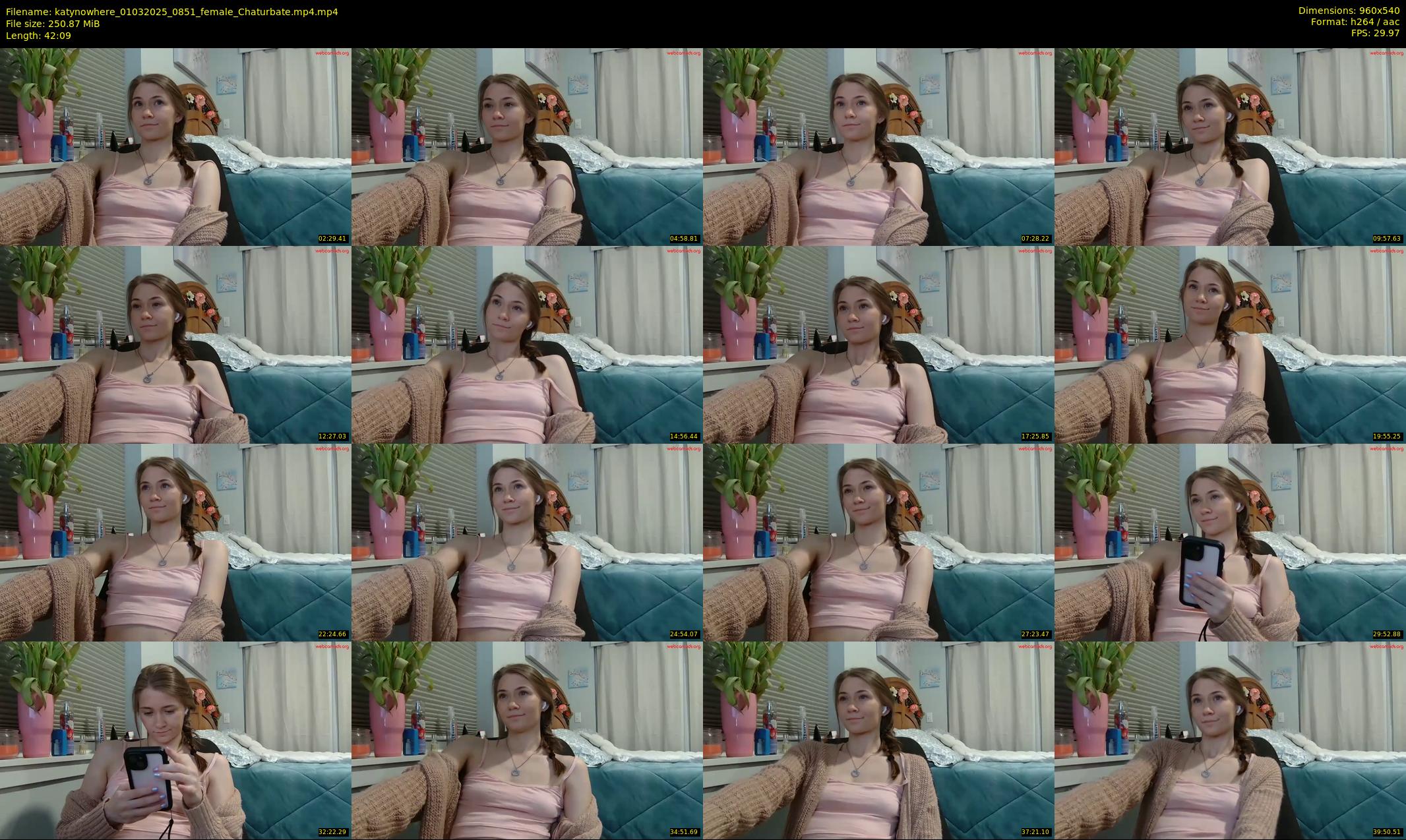 katynowhere — 43 minute Chaturbate female cam show recording, 480p, Mar 1, 2025