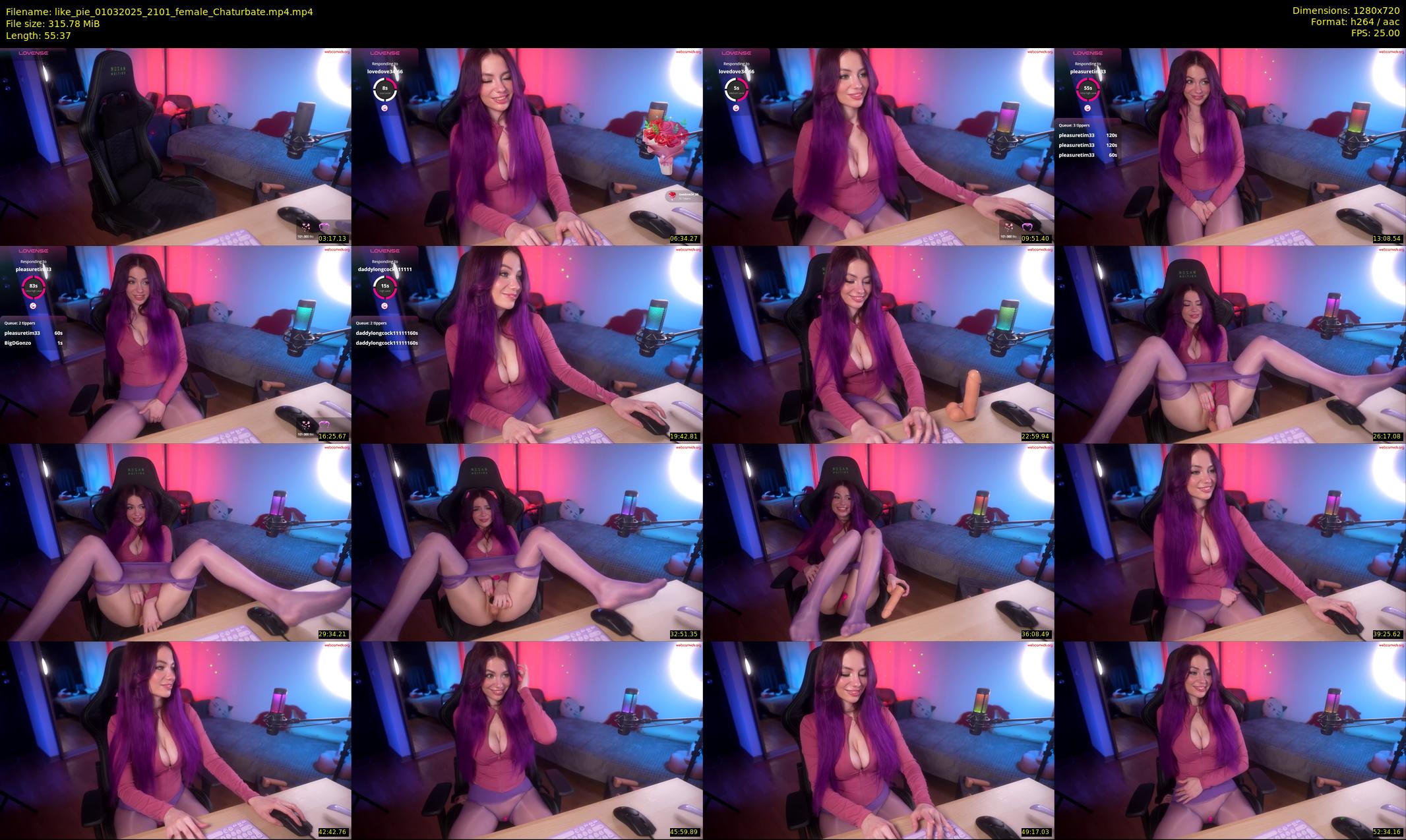 like_pie — 56 minute Chaturbate couple cam show recording, 720p, Mar 1, 2025