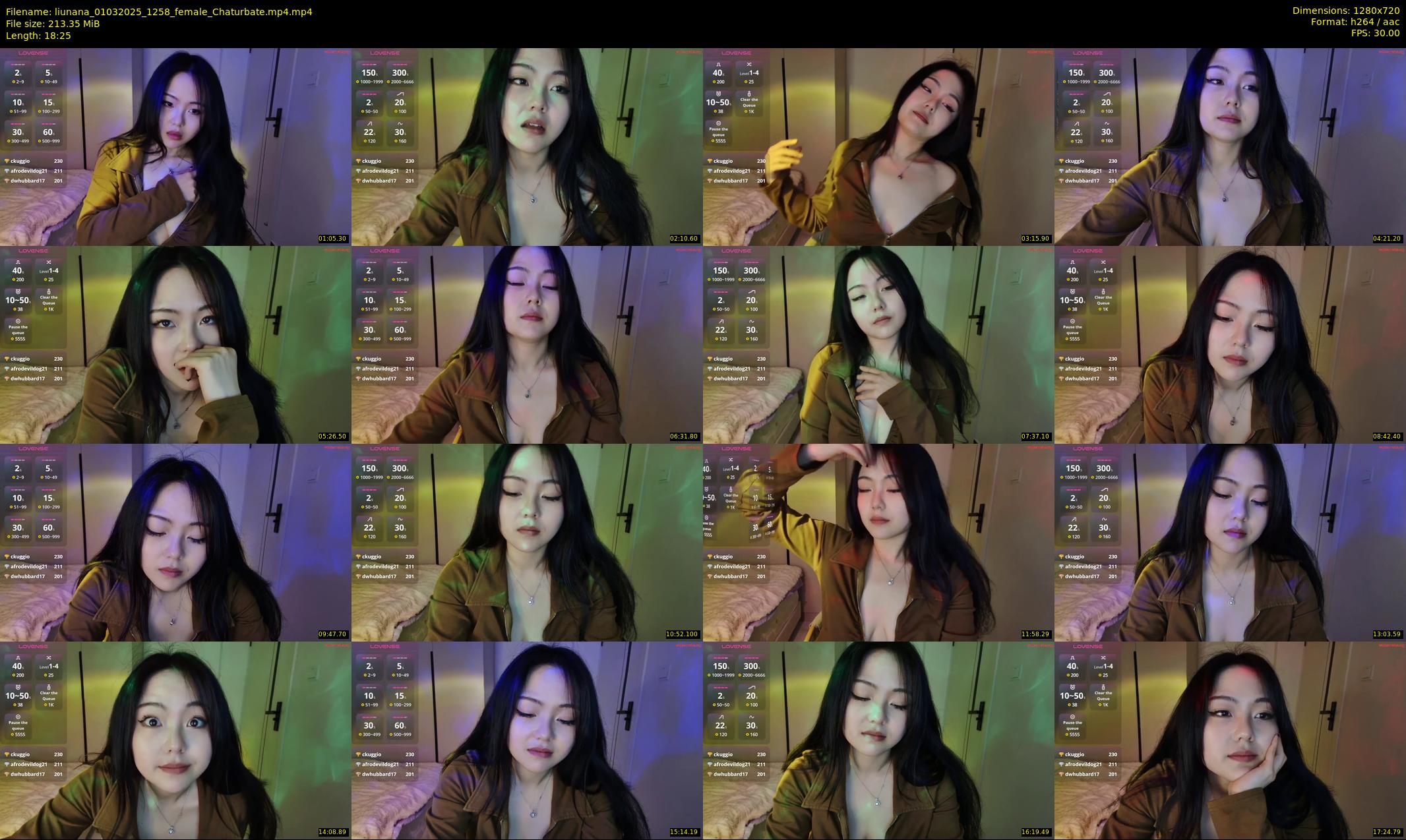 liunana — 19 minute Chaturbate female cam show recording, 720p, Mar 1, 2025