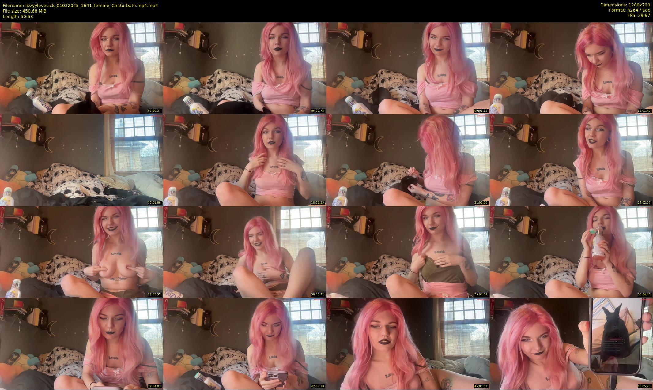 lizzyylovesick — 51 minute Chaturbate female cam show recording, 720p, Mar 1, 2025