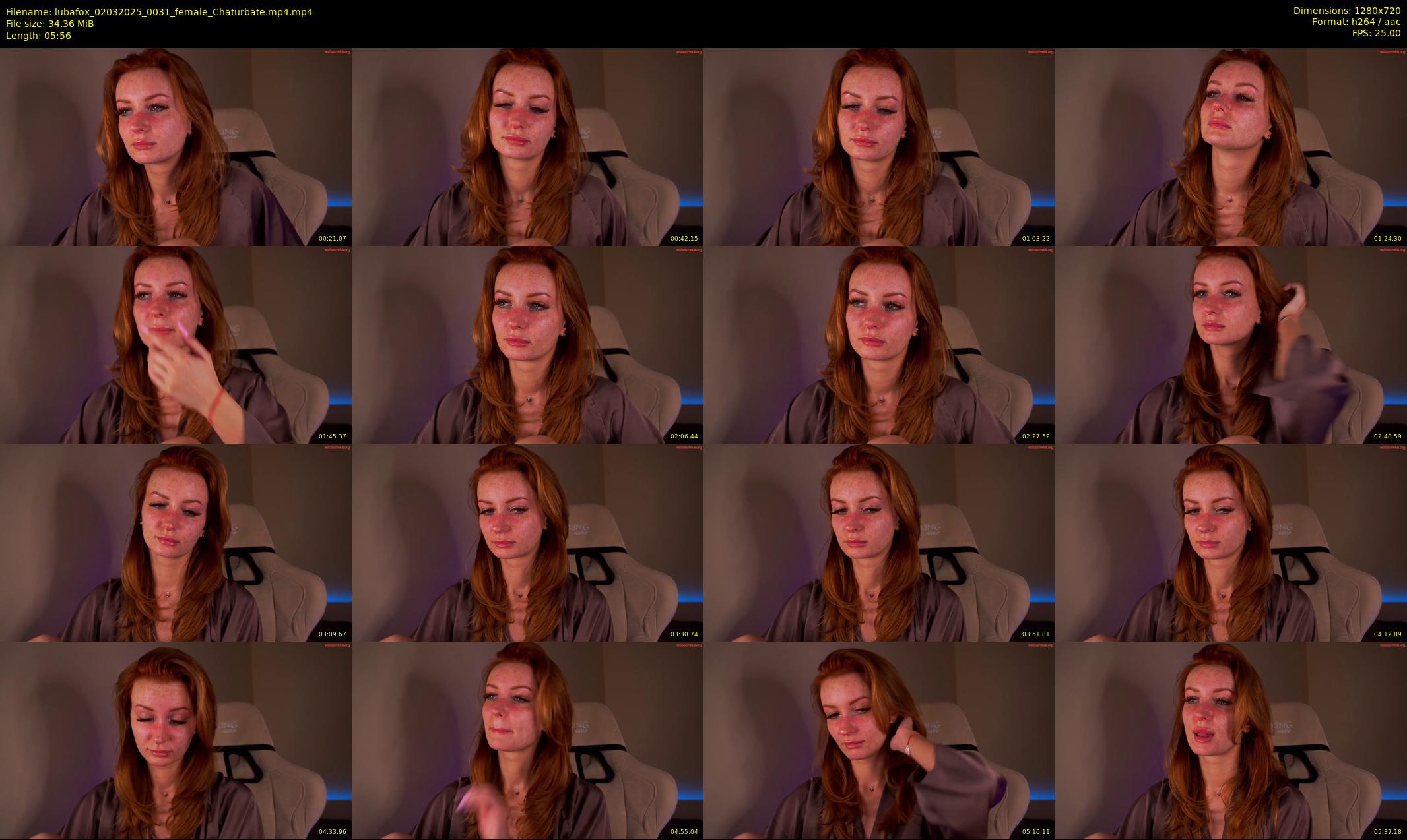 lubafox — 6 minute Chaturbate female cam show recording, 720p, Mar 2, 2025