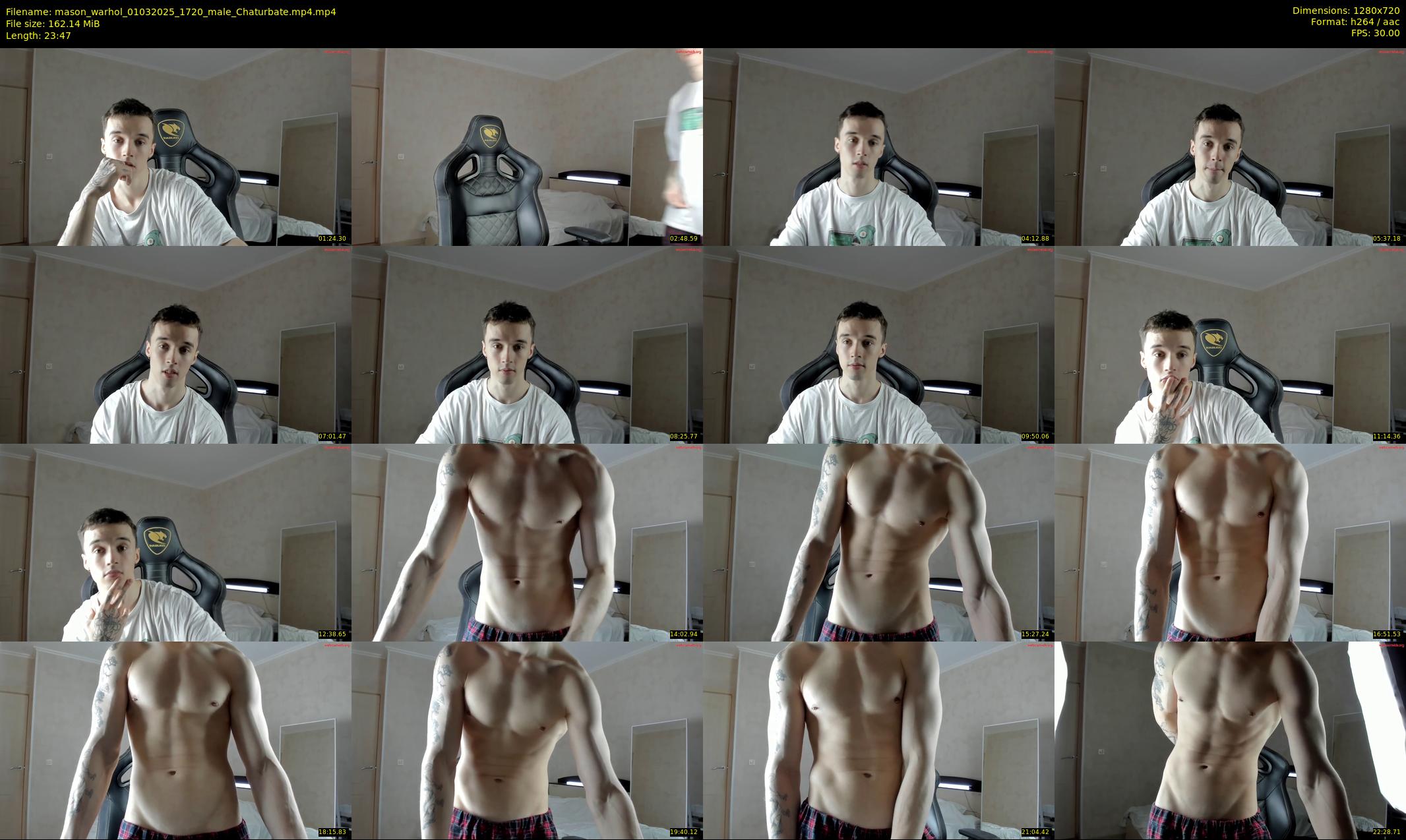 mason_warhol — 24 minute Chaturbate male cam show recording, 720p, Mar 1, 2025
