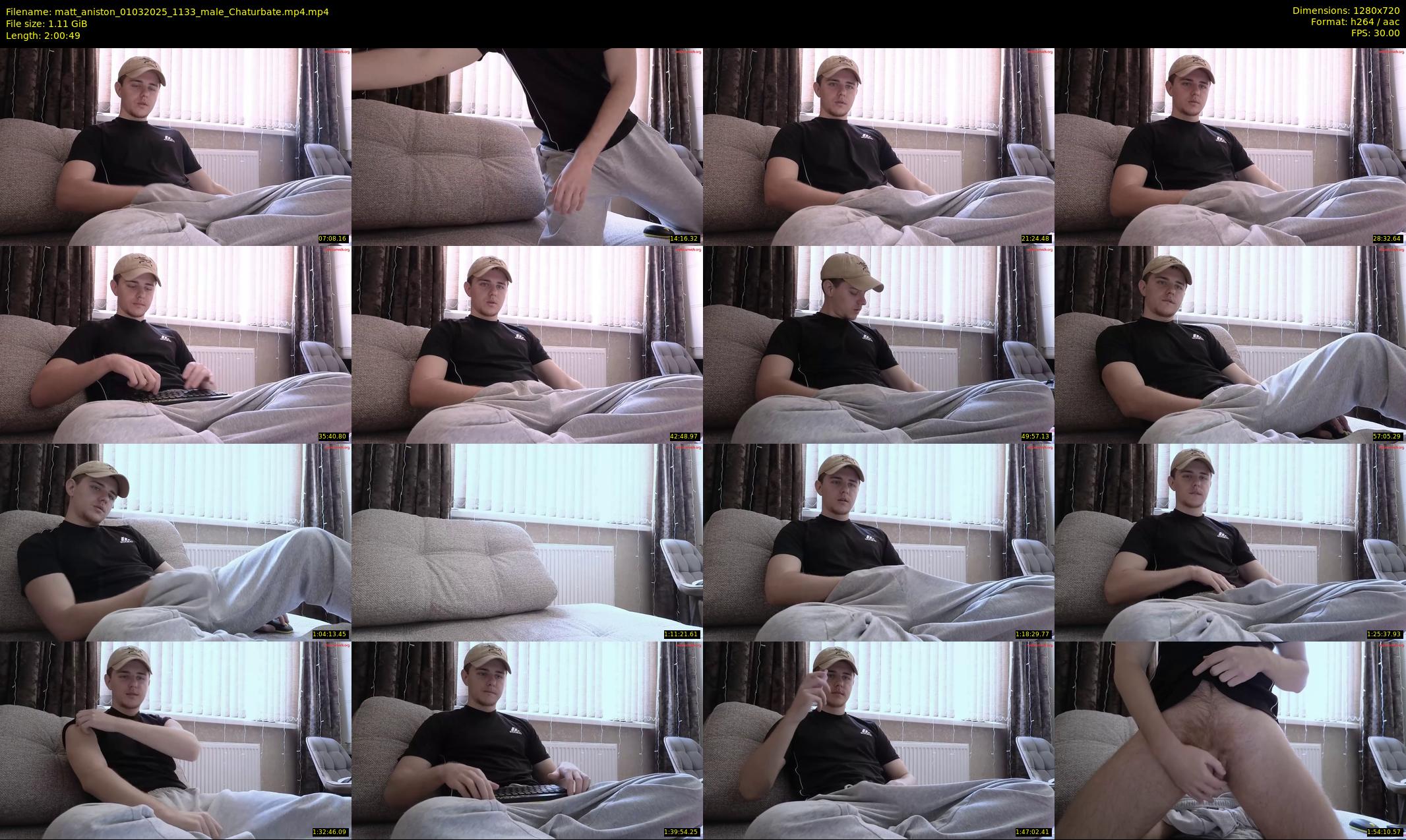 matt_aniston — 121 minute Chaturbate male cam show recording, 720p, Mar 1, 2025