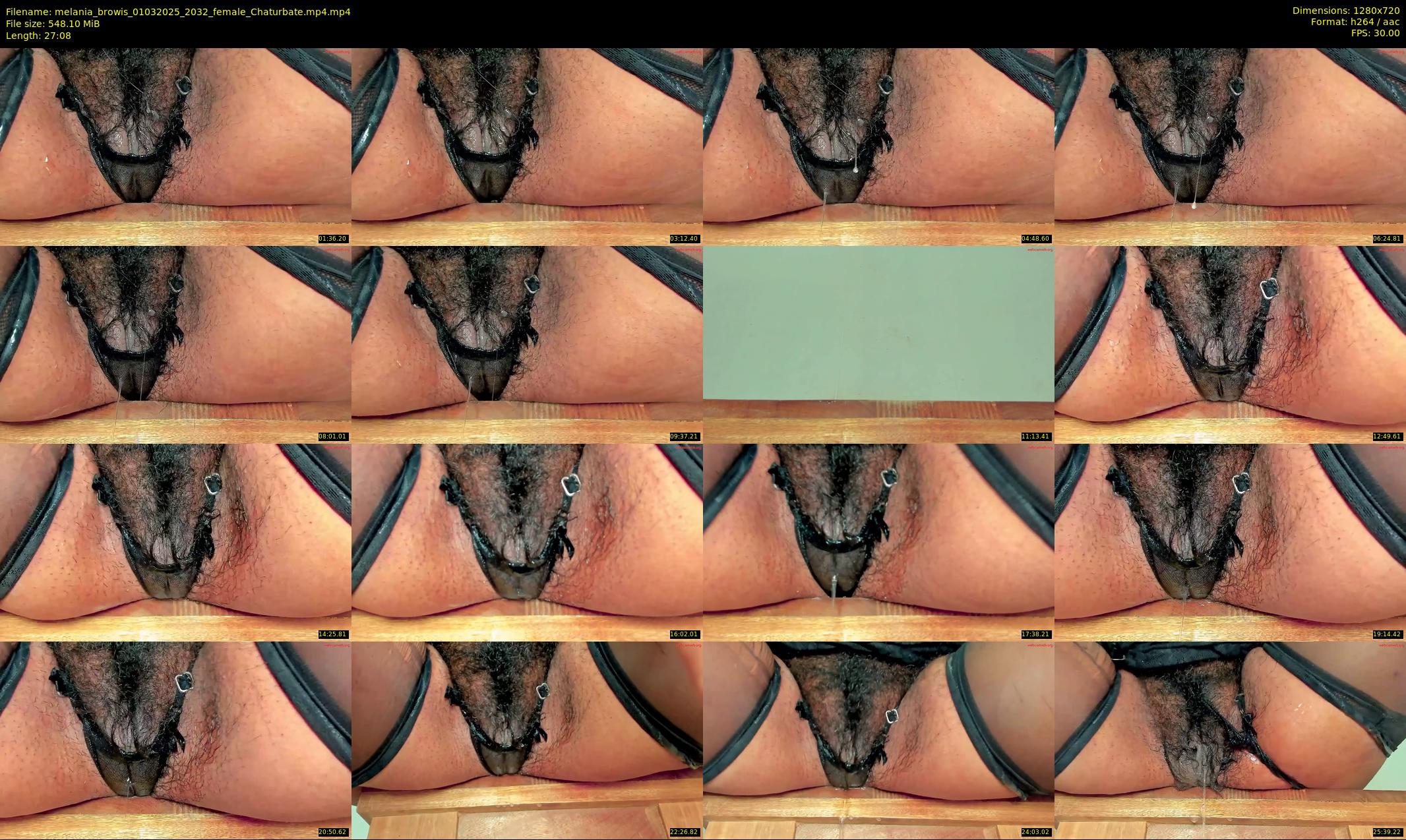 melania_browis — 28 minute Chaturbate female cam show recording, 720p, Mar 1, 2025