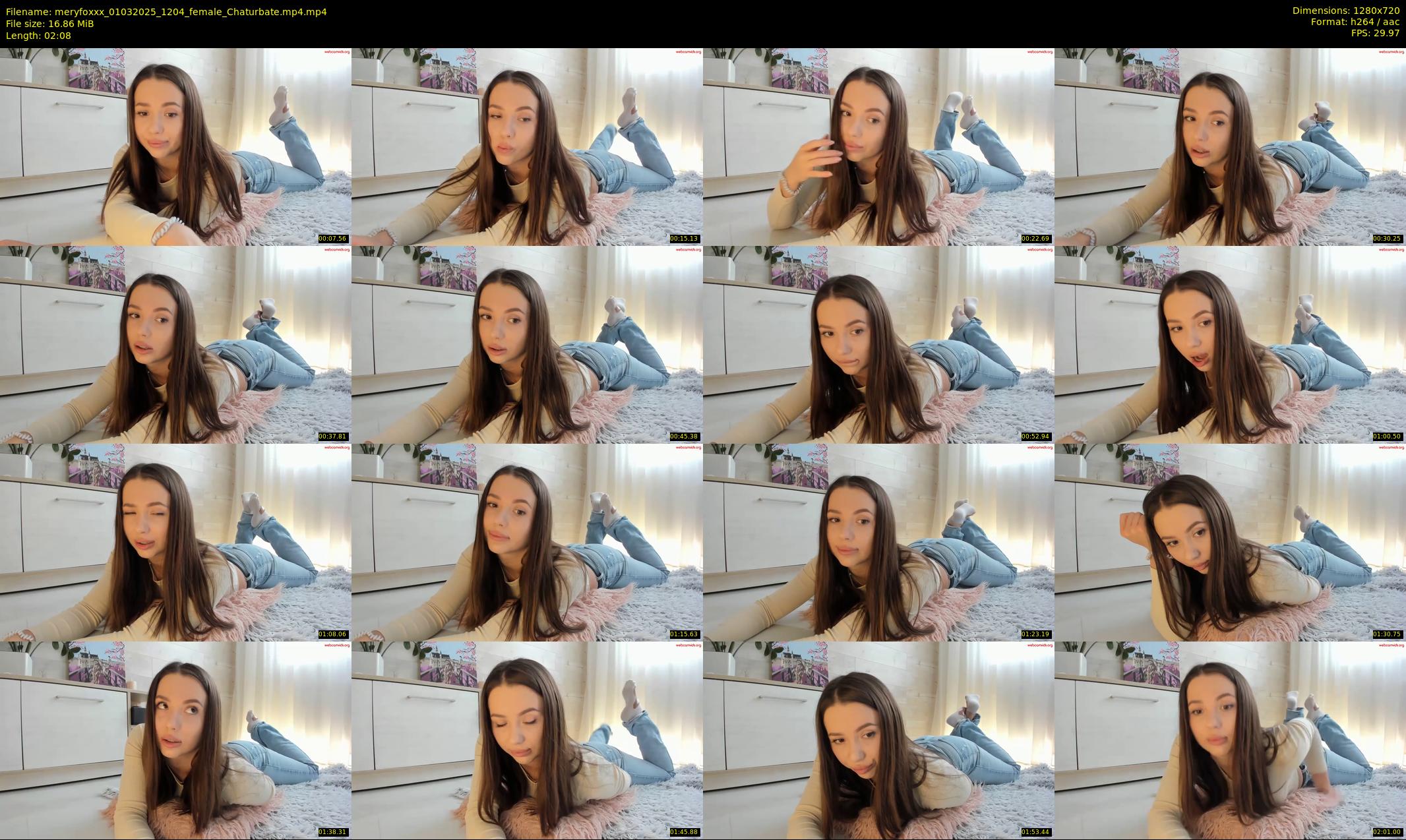 meryfoxxx — 3 minute Chaturbate female cam show recording, 720p, Mar 1, 2025