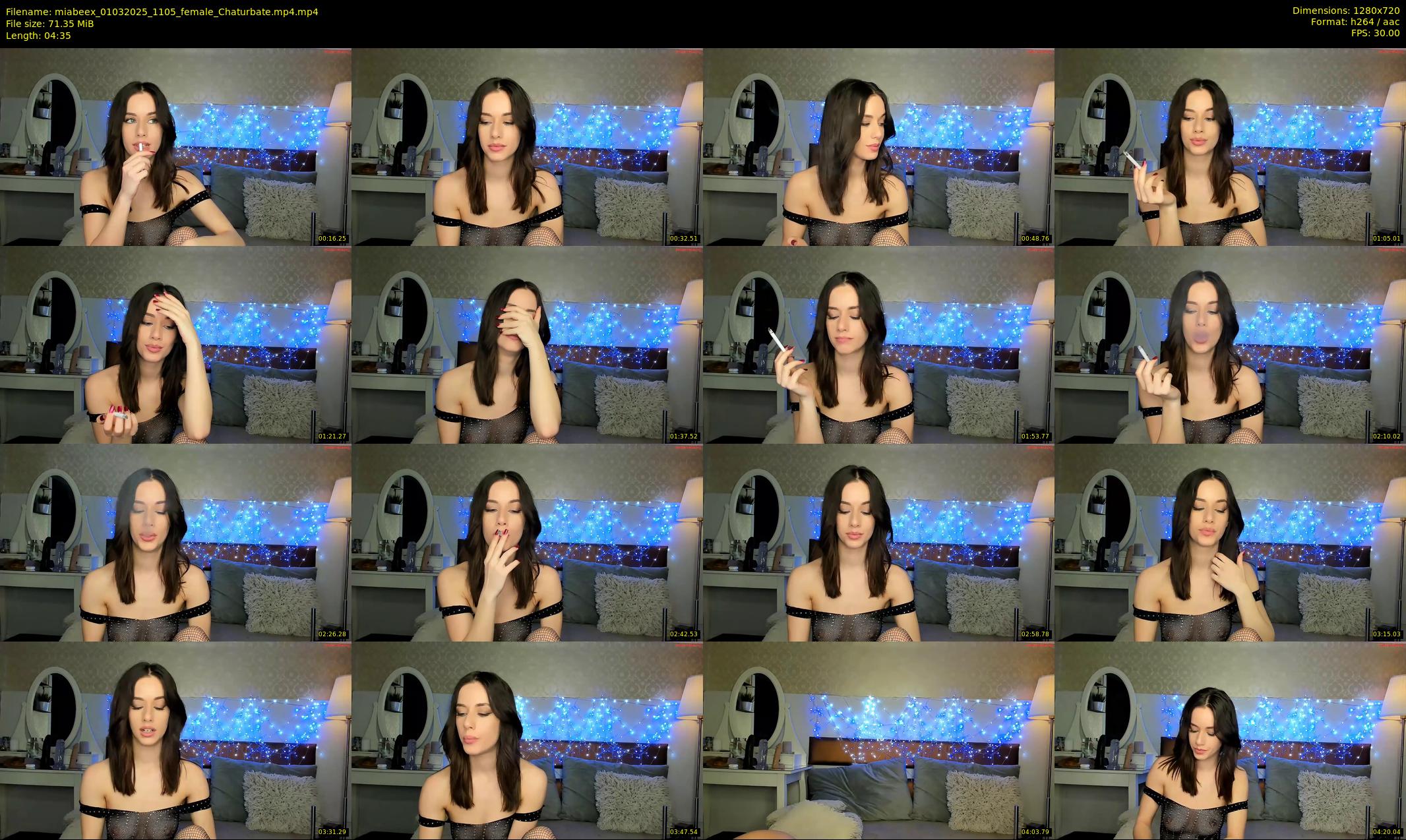 miabeex — 5 minute Chaturbate female cam show recording, 720p, Mar 1, 2025