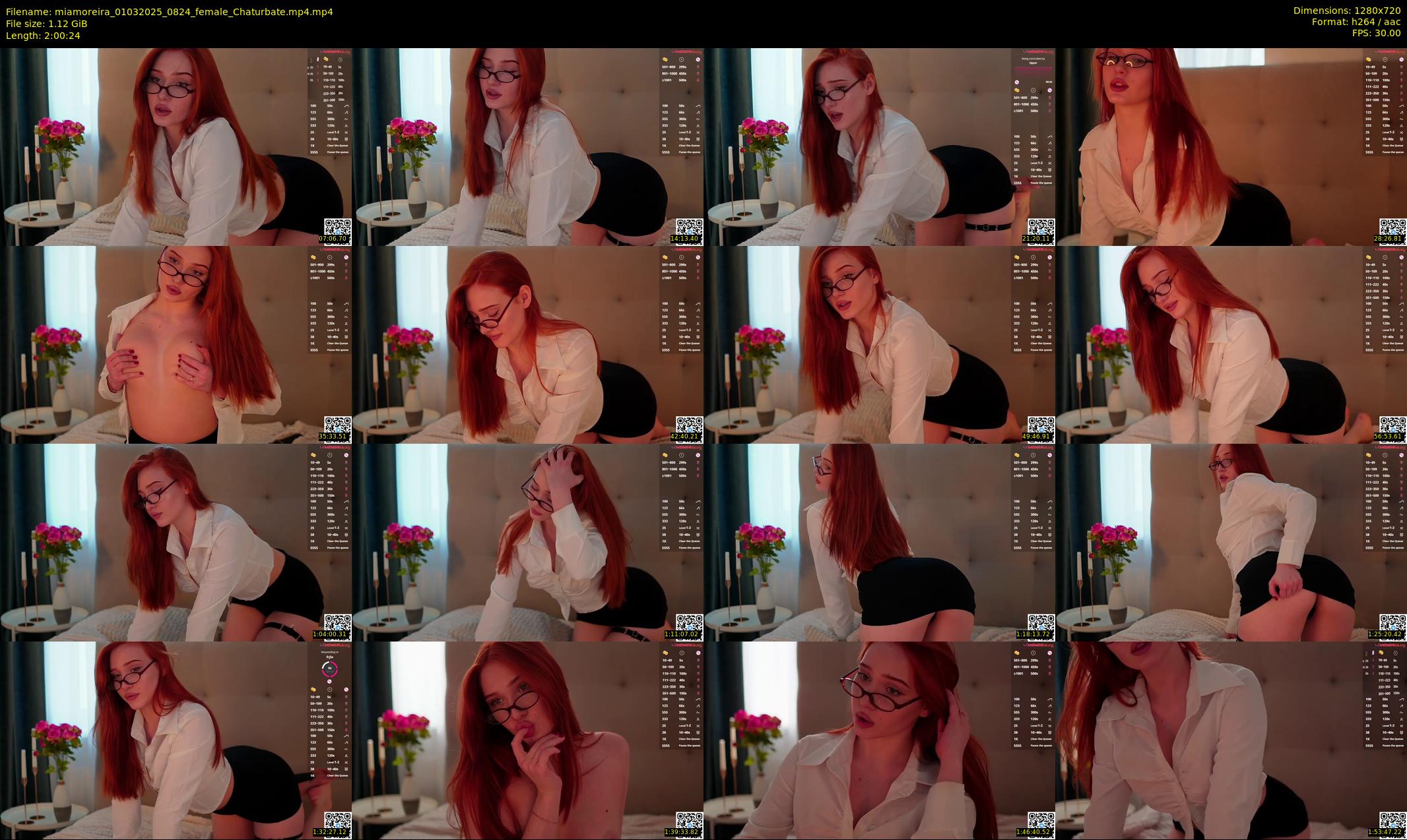 miamoreira — 121 minute Chaturbate female cam show recording, 720p, Mar 1, 2025