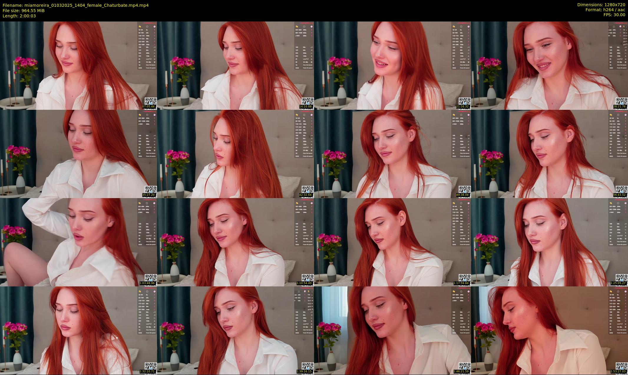 miamoreira — 121 minute Chaturbate female cam show recording, 720p, Mar 1, 2025
