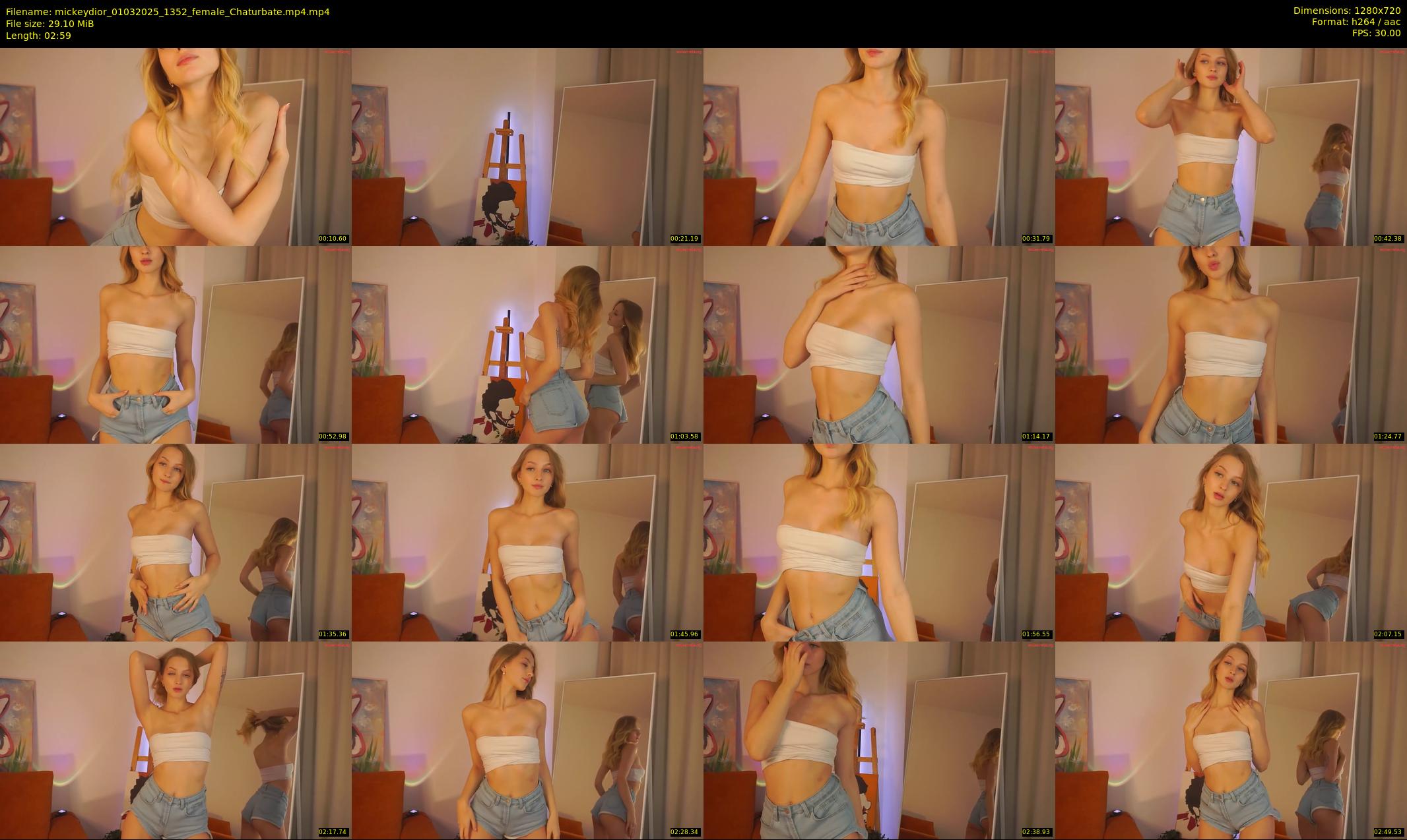 mickeydior — 3 minute Chaturbate female cam show recording, 720p, Mar 1, 2025